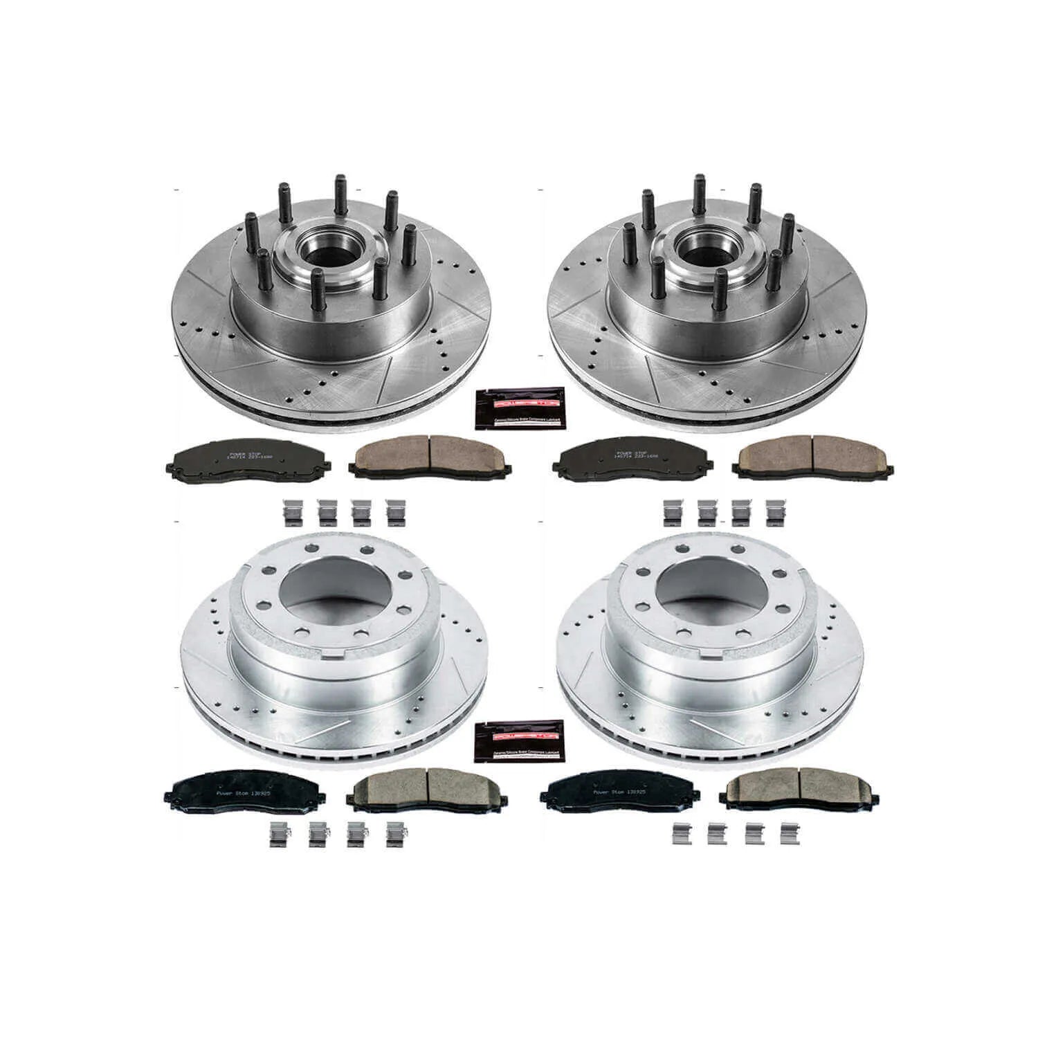 Power Stop K6820 - Z23 Evolution Sport Front And Rear Brake Kit