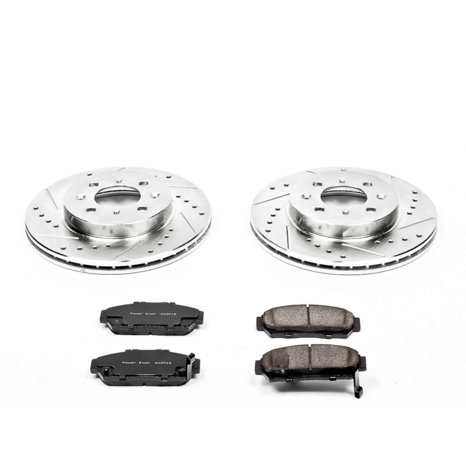 Power Stop K692 - Z23 Evolution Sport Performance 1-Click Brake Kit With Hardware (Front)