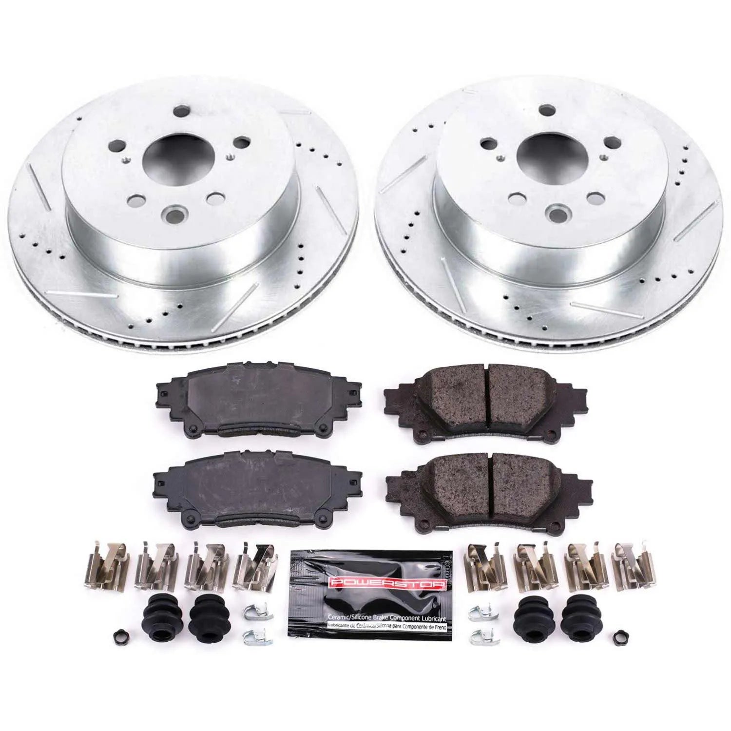 Power Stop K6928 - Z23 Evolution Sport Performance 1-Click Brake Kit (Rear)