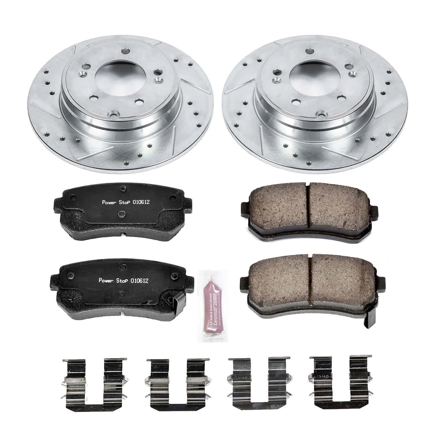 Power Stop K6936 - Z23 Evolution Sport Performance 1-Click Brake Kit (Rear)