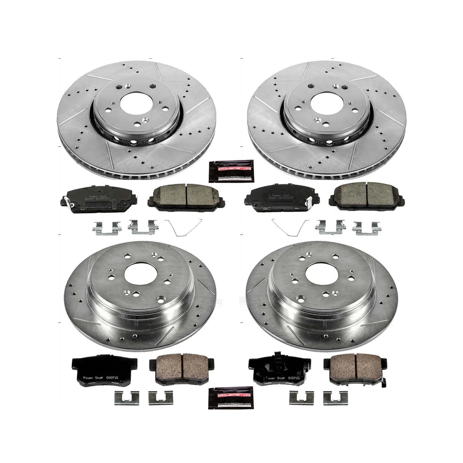 Power Stop K6939 - Z23 Evolution Sport Front And Rear Brake Kit