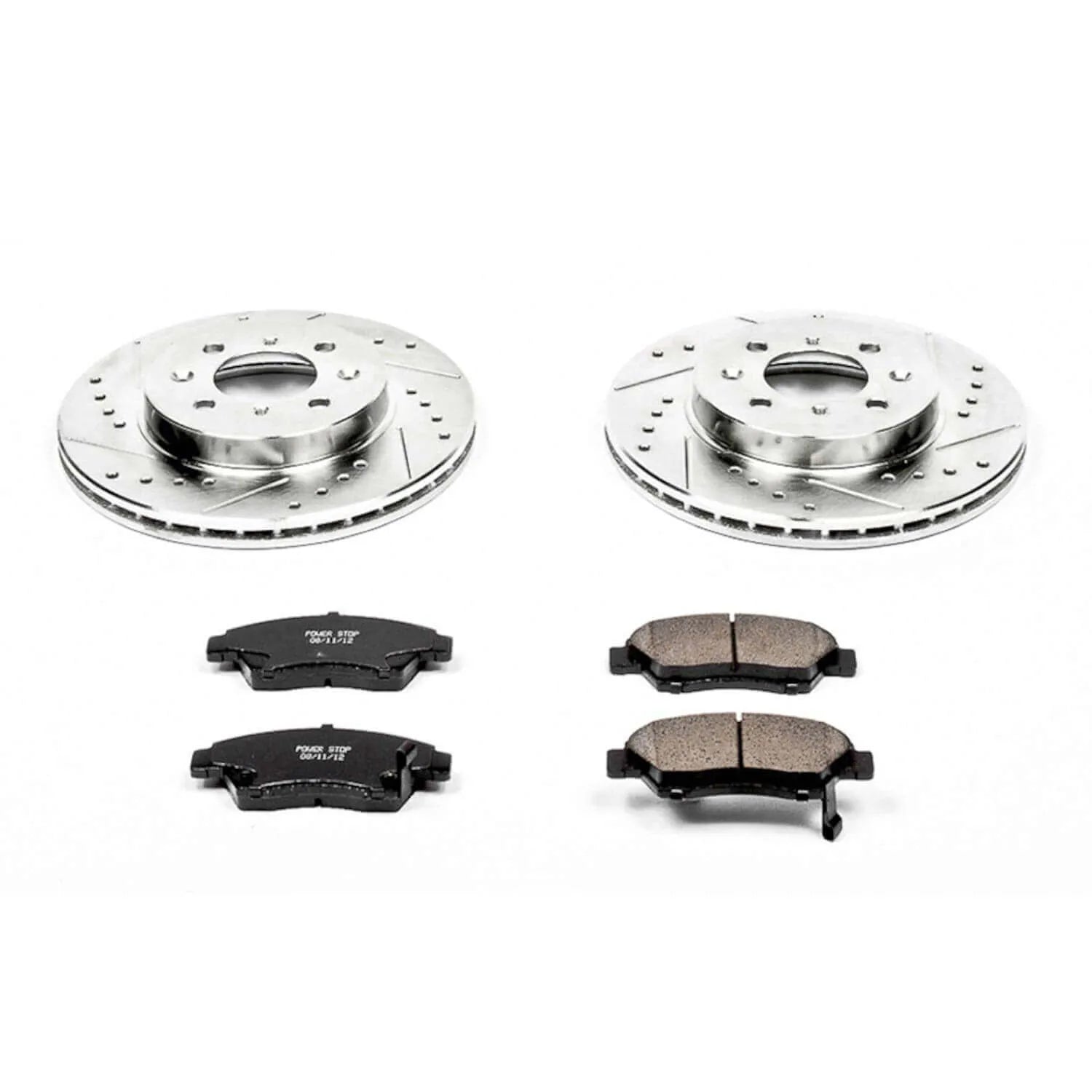 Power Stop K694 - Z23 Evolution Sport Performance 1-Click Brake Kit With Hardware (Front)