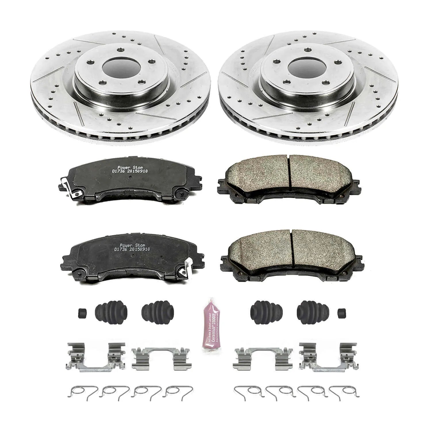 Power Stop K6944 - Z23 Evolution Sport Performance 1-Click Brake Kit (Front)