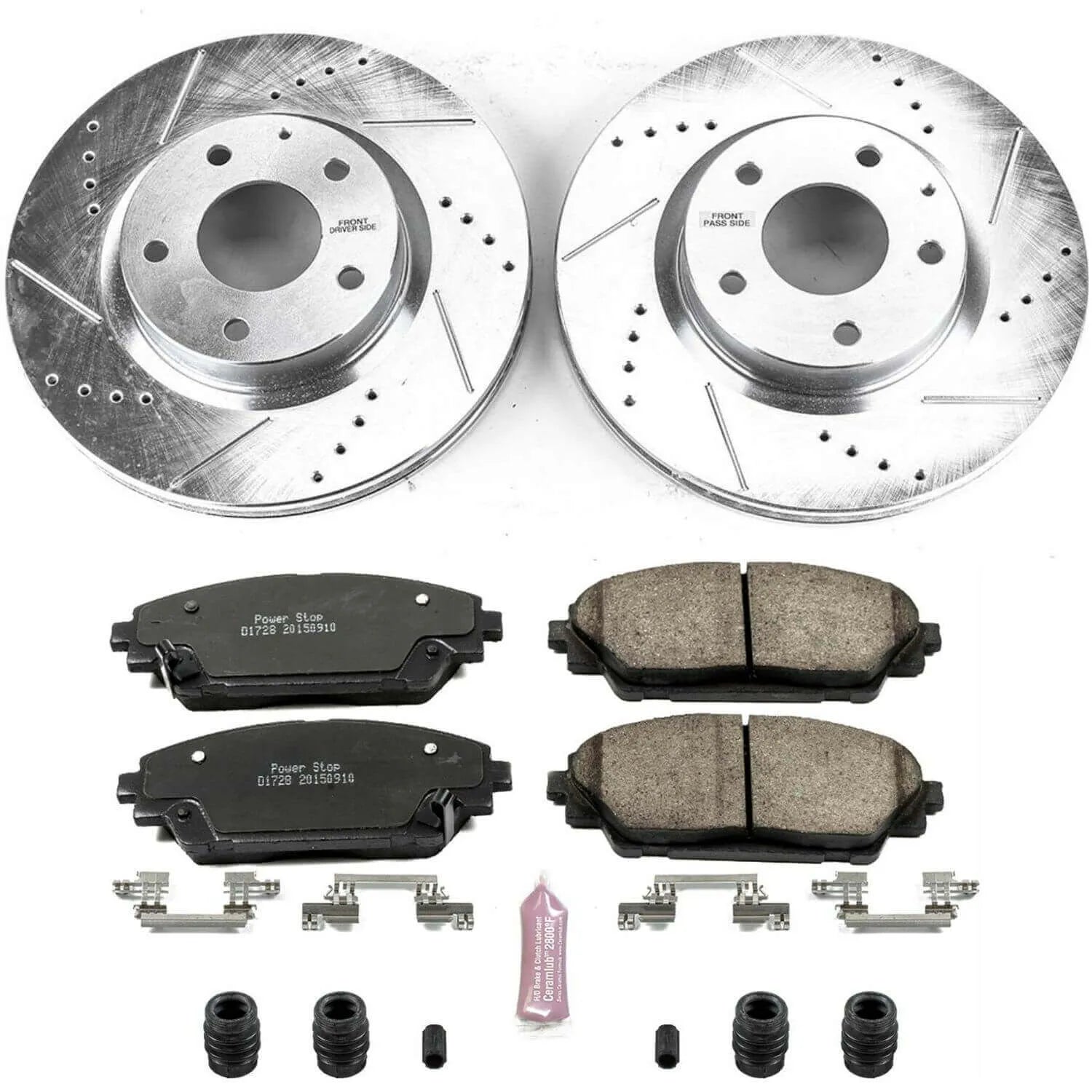 Power Stop K6971 - Z23 Evolution Sport Front Brake Kit