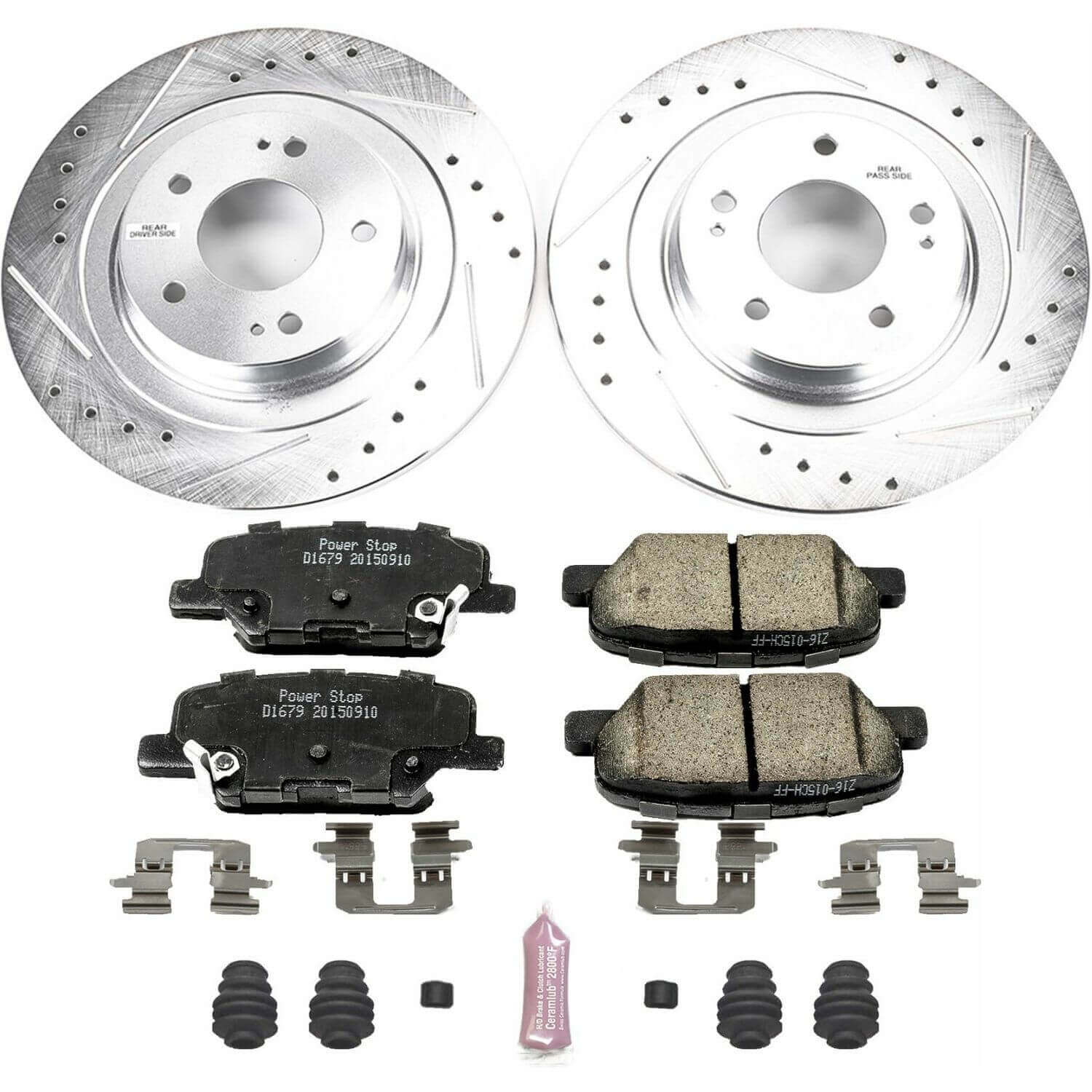 Power Stop K6976 - Z23 Evolution Sport Rear Brake Kit