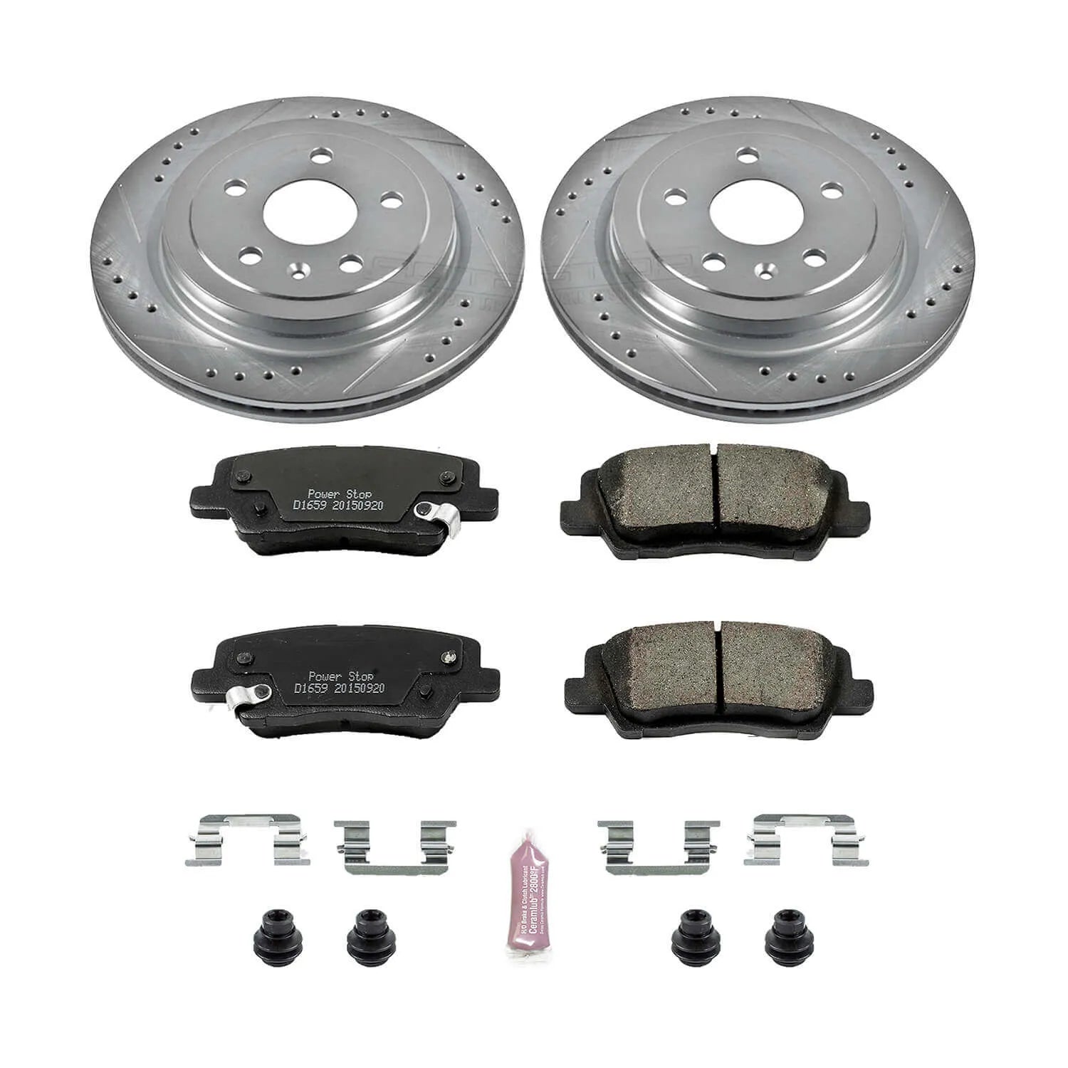 Power Stop K6991 - Z23 Evolution Sport Performance 1-Click Brake Kit (Rear)