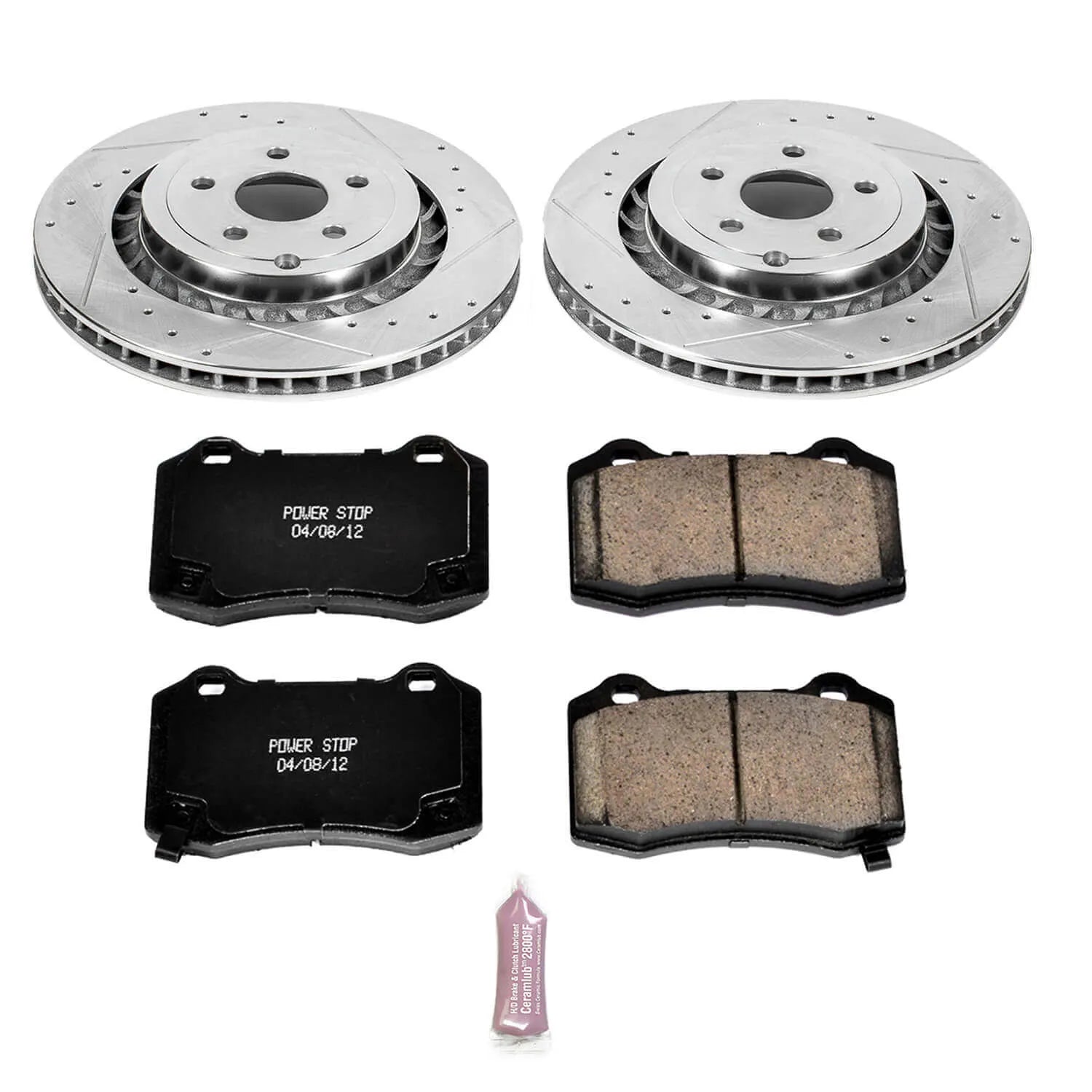Power Stop K6994 - Z23 Evolution Sport Performance 1-Click Brake Kit With Hardware (Rear)