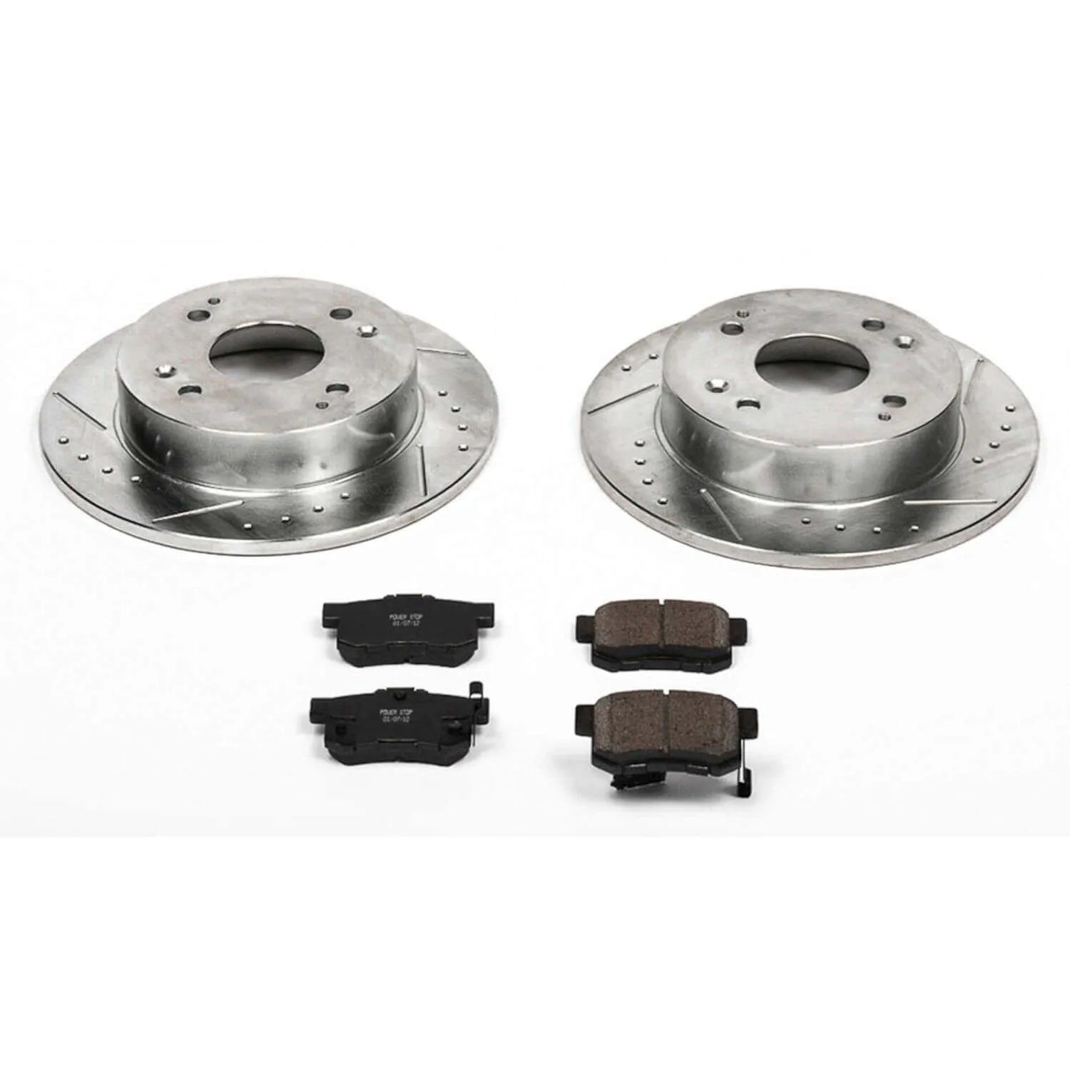 Power Stop K701 - Z23 Evolution Sport Performance 1-Click Brake Kit With Hardware (Rear)