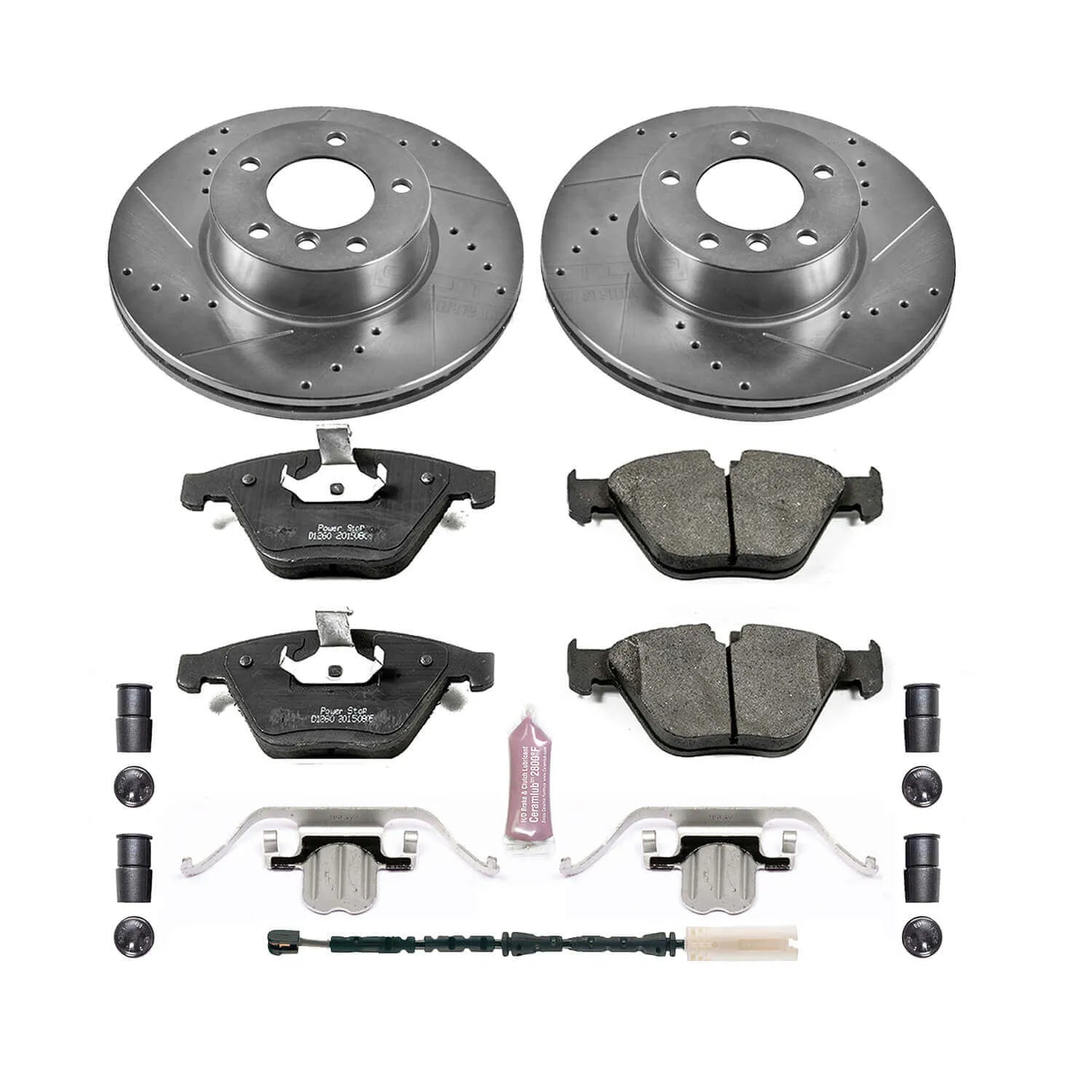 Power Stop K7026 - Z23 Evolution Sport Performance 1-Click Brake Kit (Front)