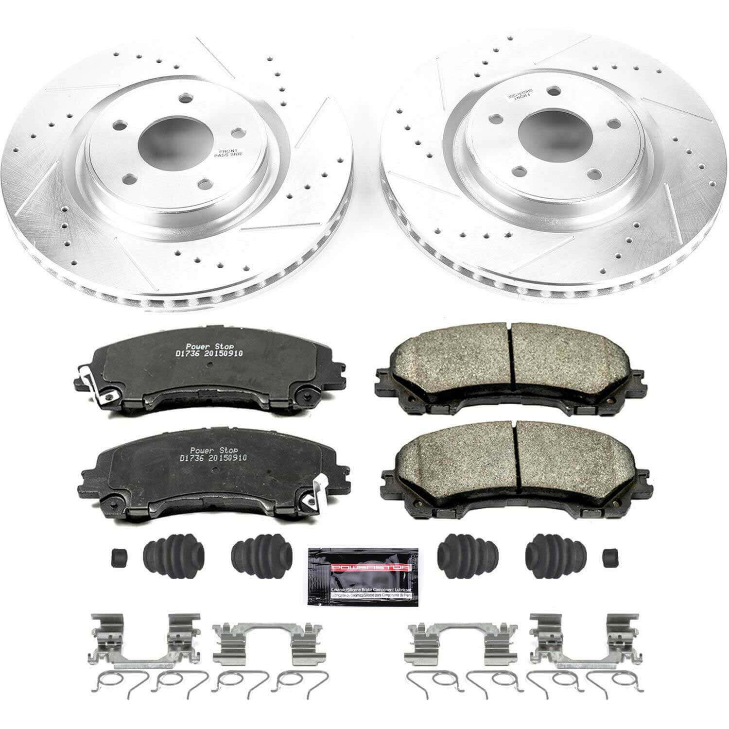 Power Stop K7034 - Z23 Evolution Sport Front Brake Kit