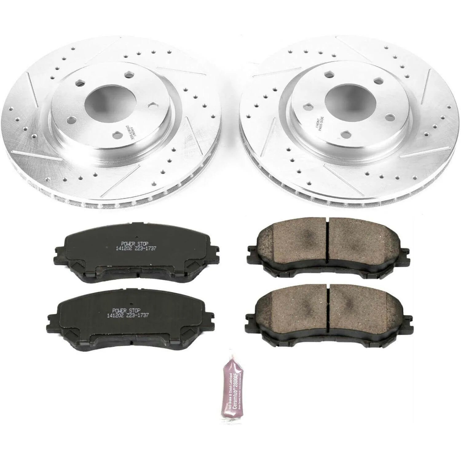 Power Stop K7036 - Z23 Evolution Sport Front Brake Kit