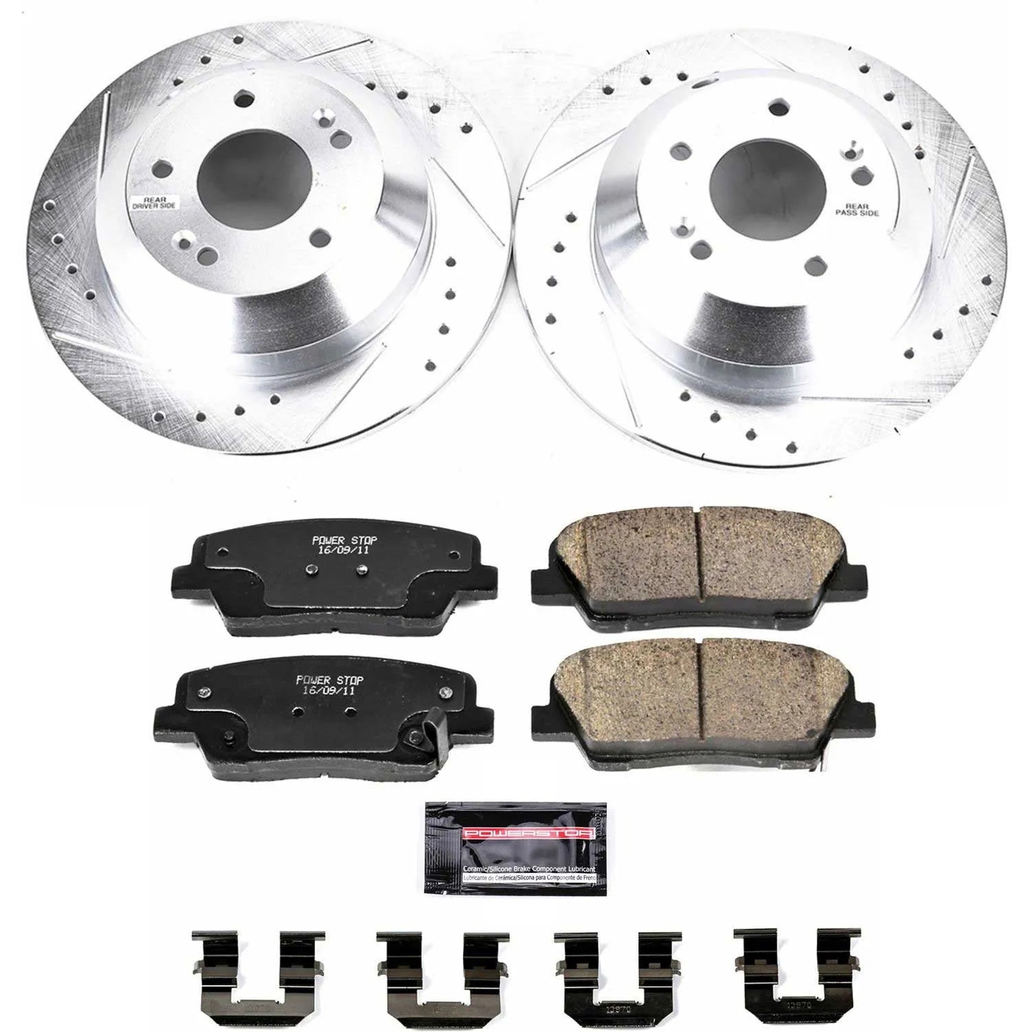 Power Stop K7062 - Z23 Evolution Sport Rear Brake Kit