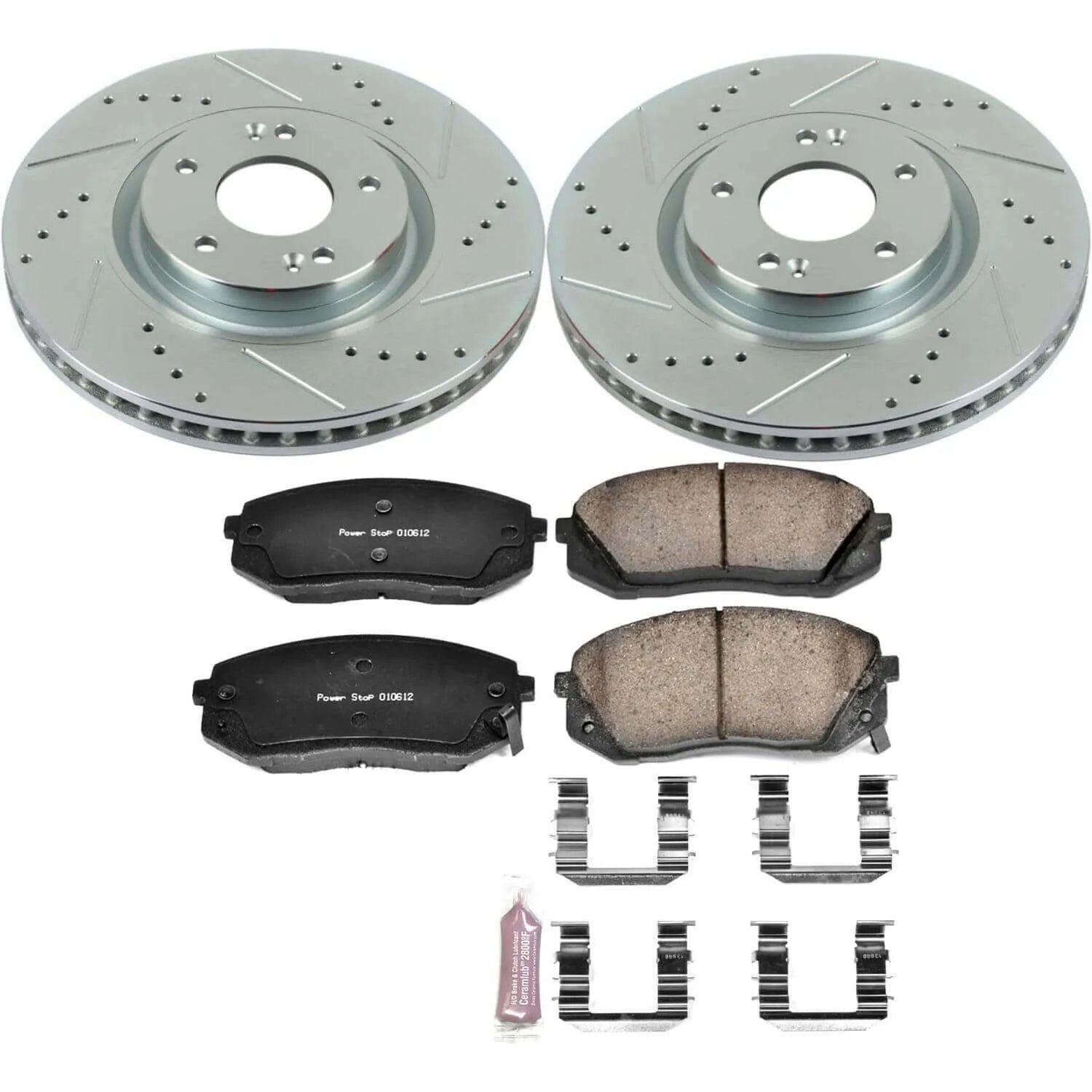 Power Stop K7083 - Z23 Evolution Sport Front Brake Kit