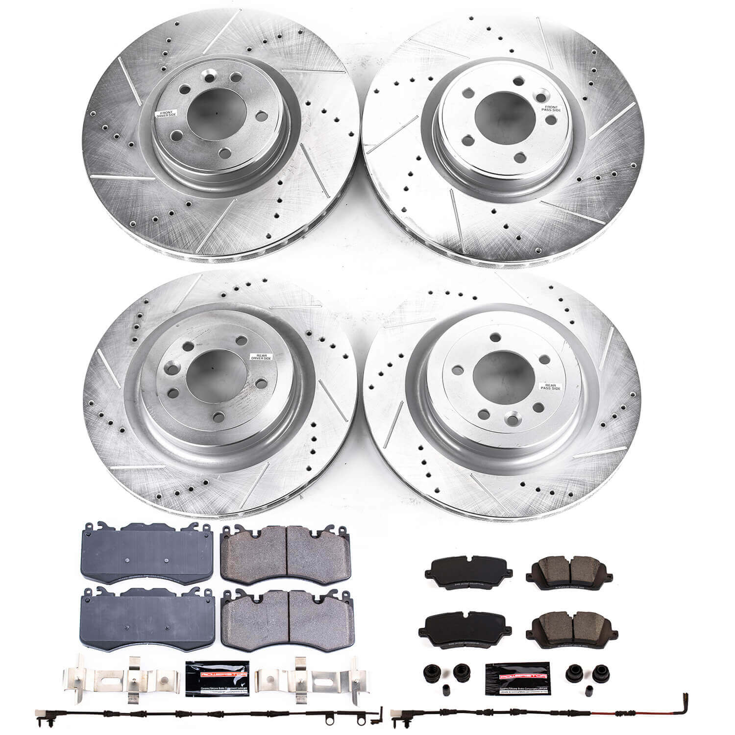 Power Stop K7101 - Z23 Evolution Sport Front And Rear Brake Kit