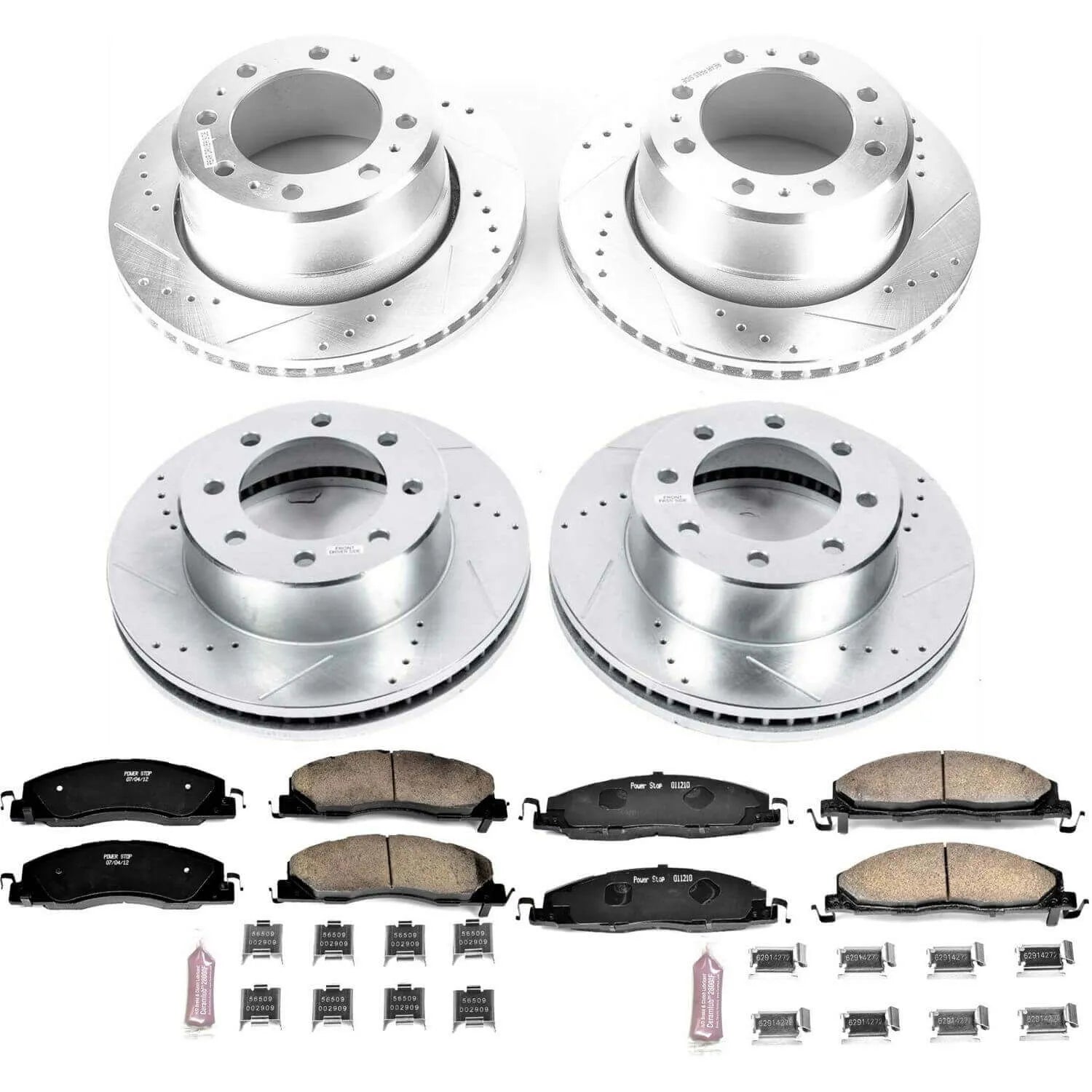 Power Stop K7141 - Z23 Evolution Sport Front And Rear Brake Kit