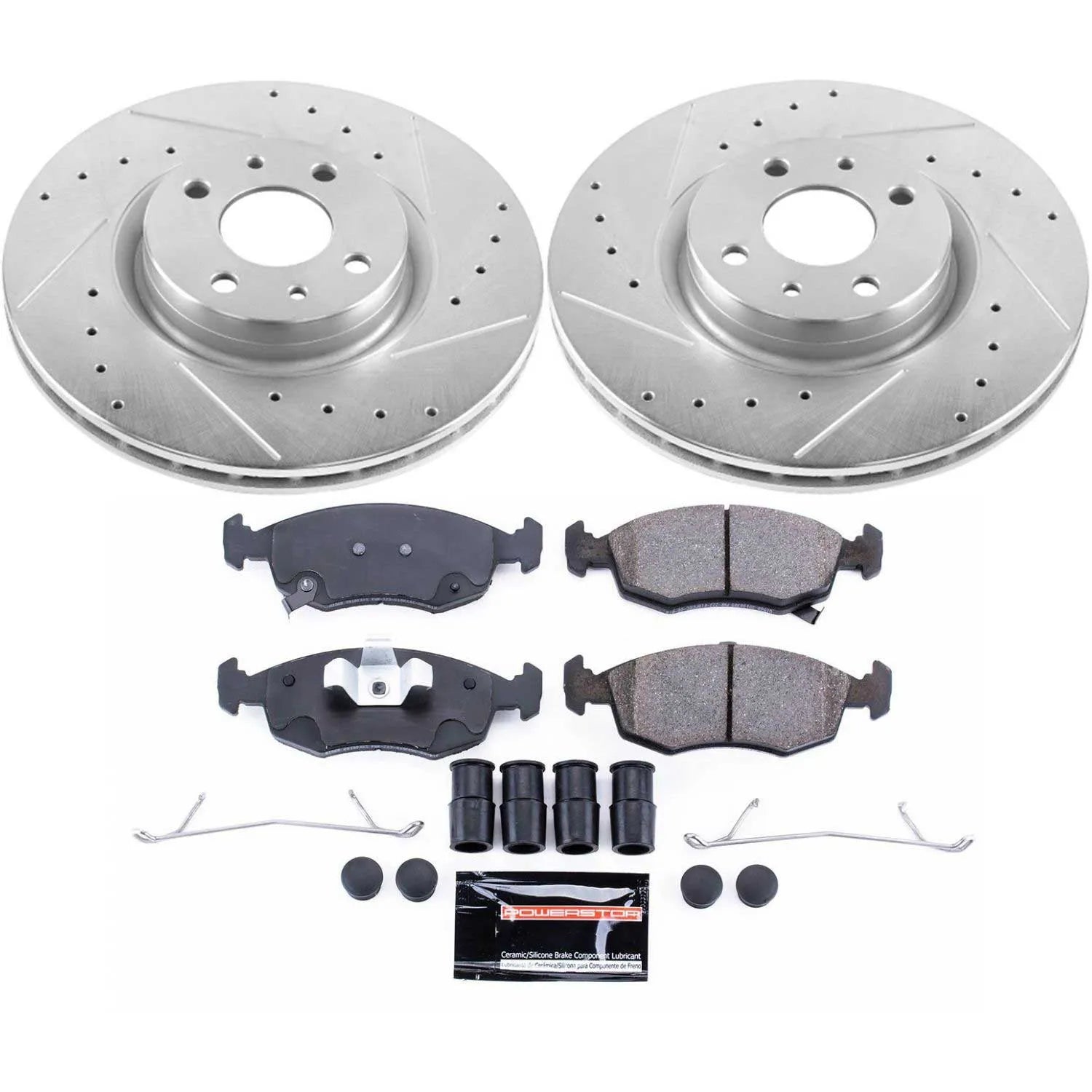 Power Stop K7168 - Z23 Evolution Sport Front Brake Kit
