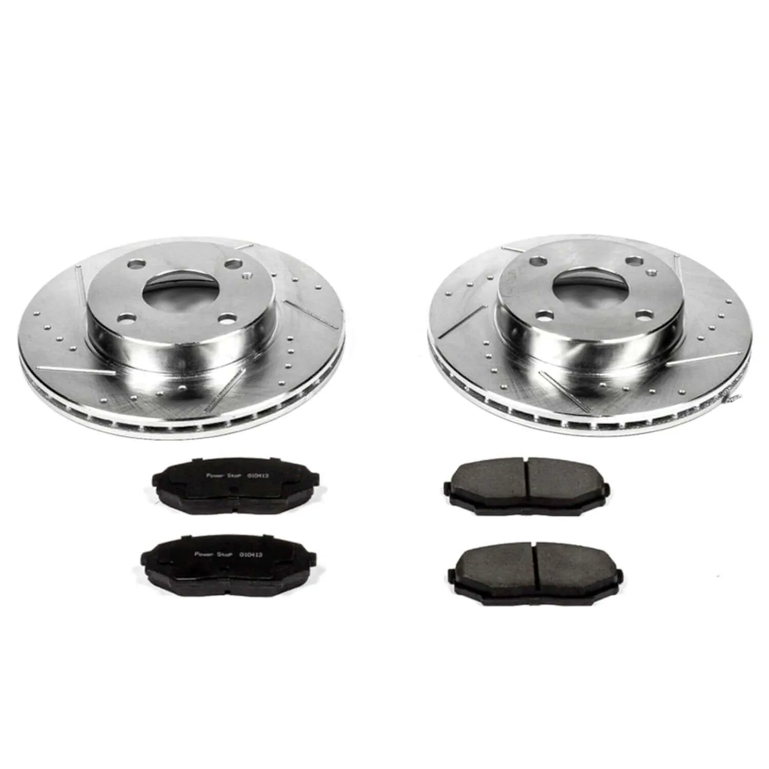 Power Stop K717 - Z23 Evolution Sport Performance 1-Click Brake Kit With Hardware (Front)