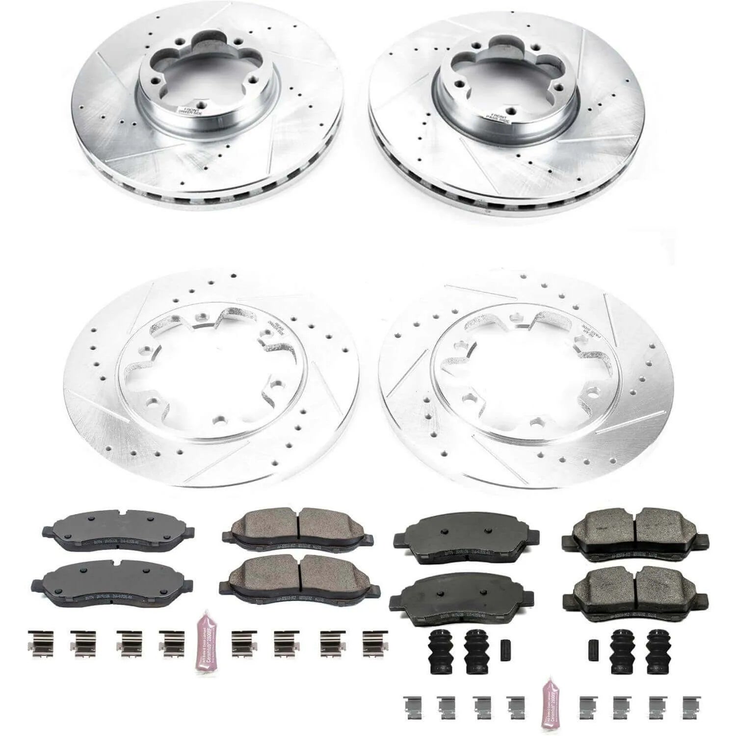 Power Stop K7234 - Z23 Evolution Sport Front And Rear Brake Kit