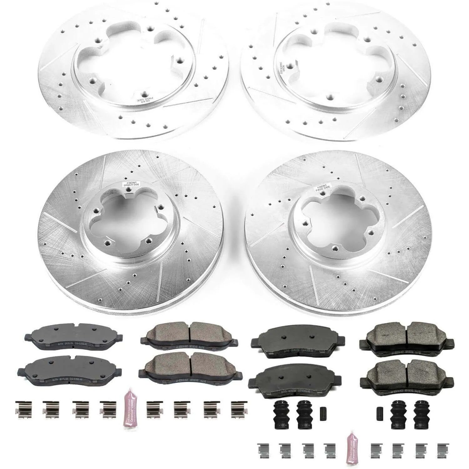 Power Stop K7235 - Z23 Evolution Sport Front And Rear Brake Kit