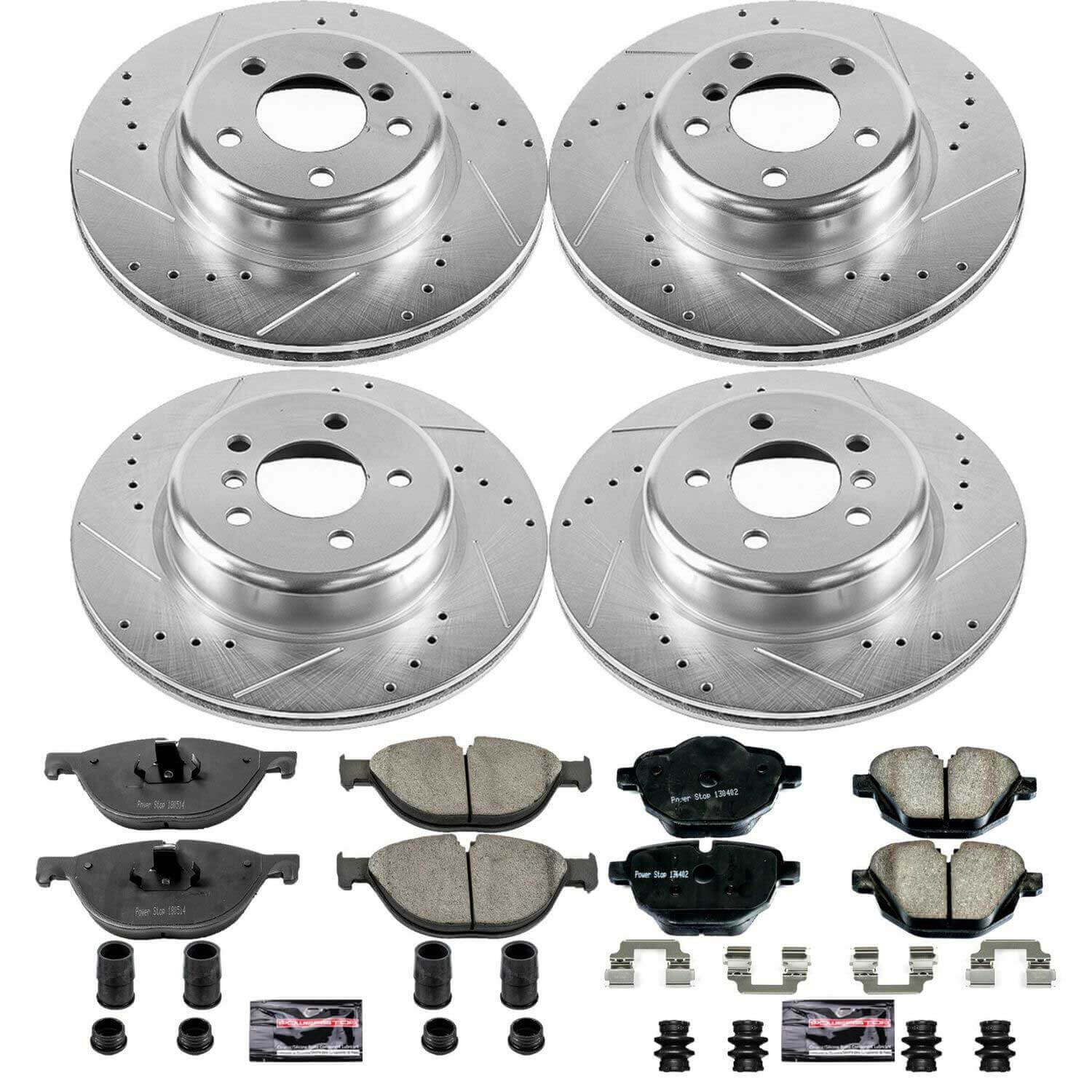 Power Stop K7236 - Z23 Evolution Sport Front And Rear Brake Kit