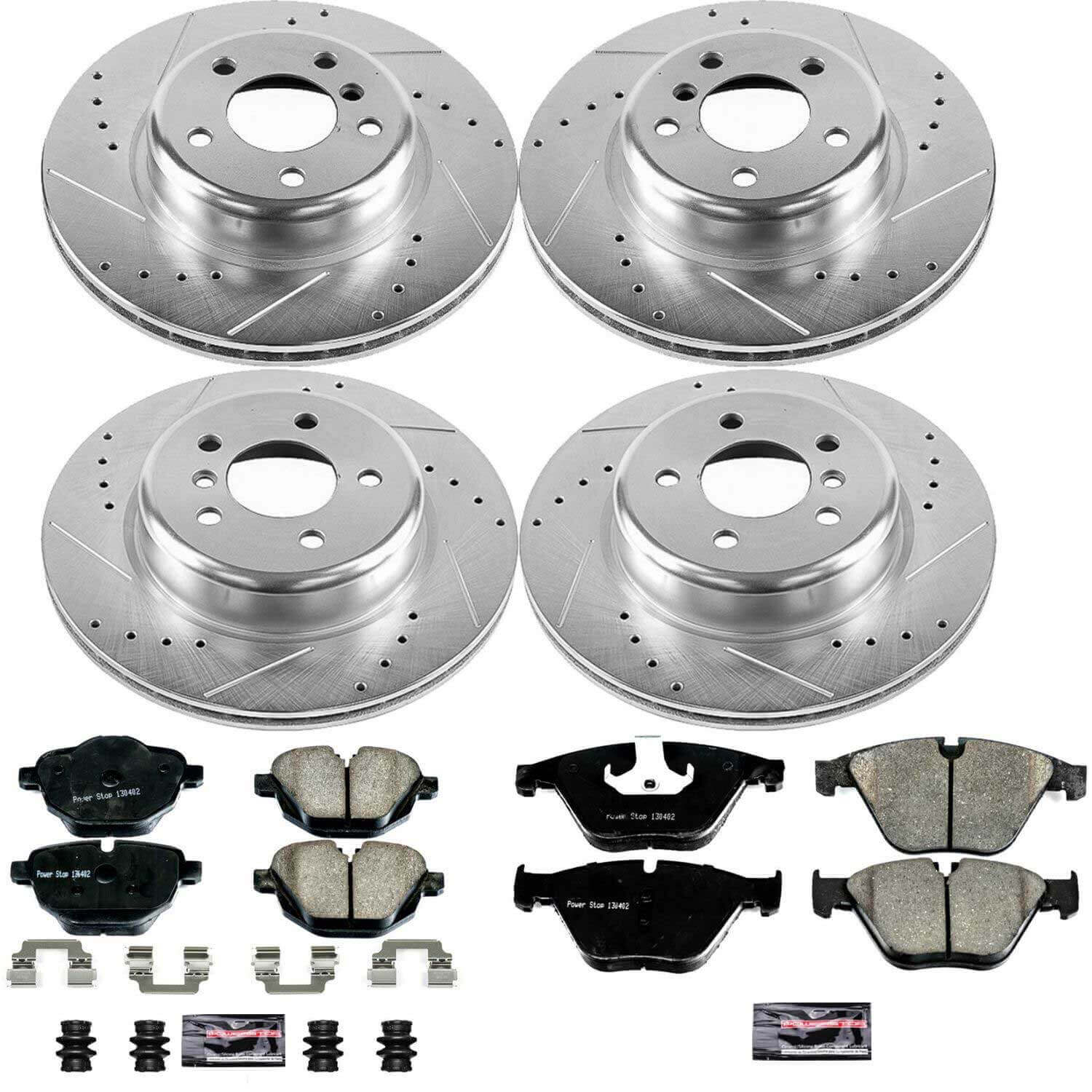 Power Stop K7237 - Z23 Evolution Sport Front And Rear Brake Kit
