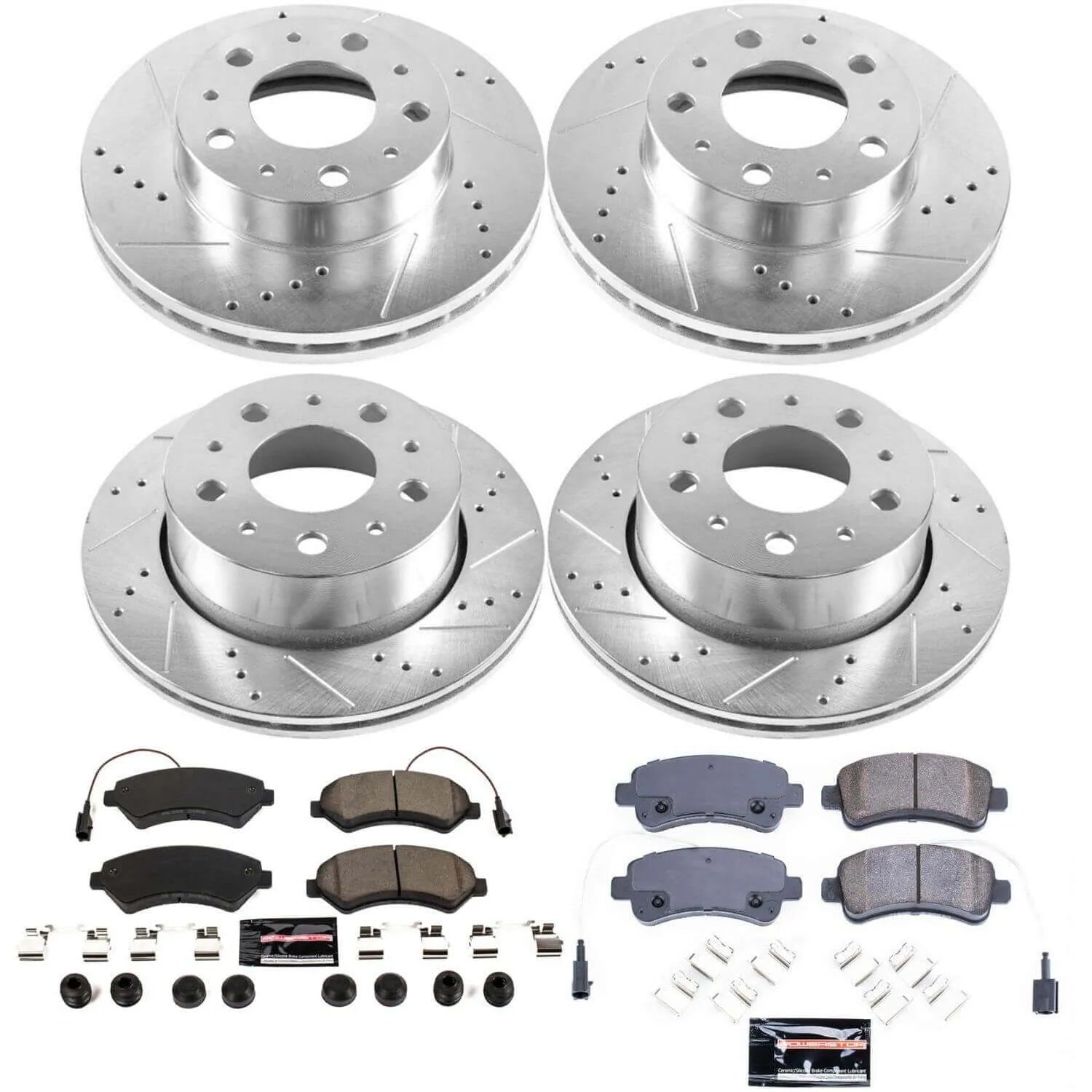 Power Stop K7304 - Z23 Evolution Sport Front And Rear Brake Kit