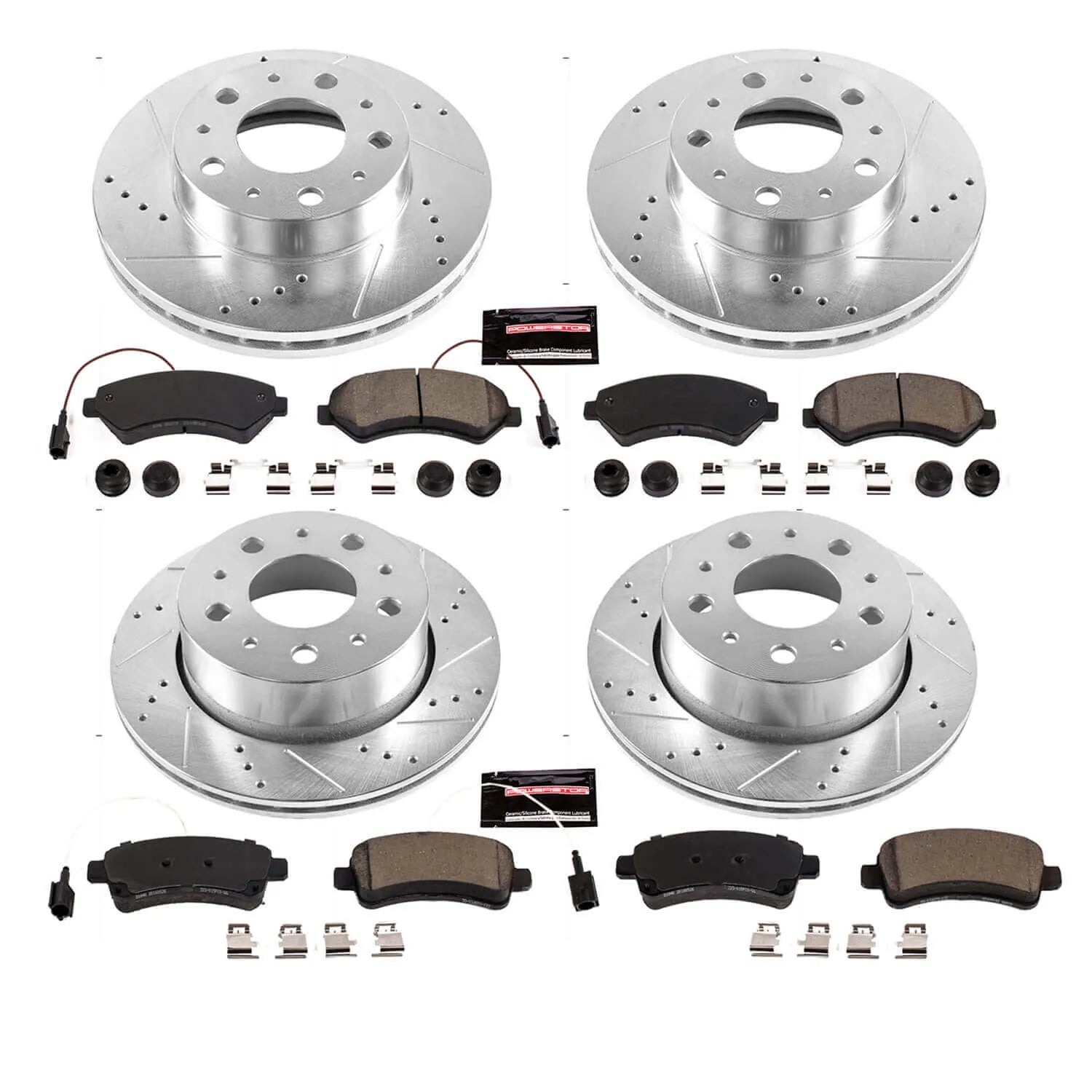 Power Stop K7305 - Z23 Evolution Sport Front And Rear Brake Kit