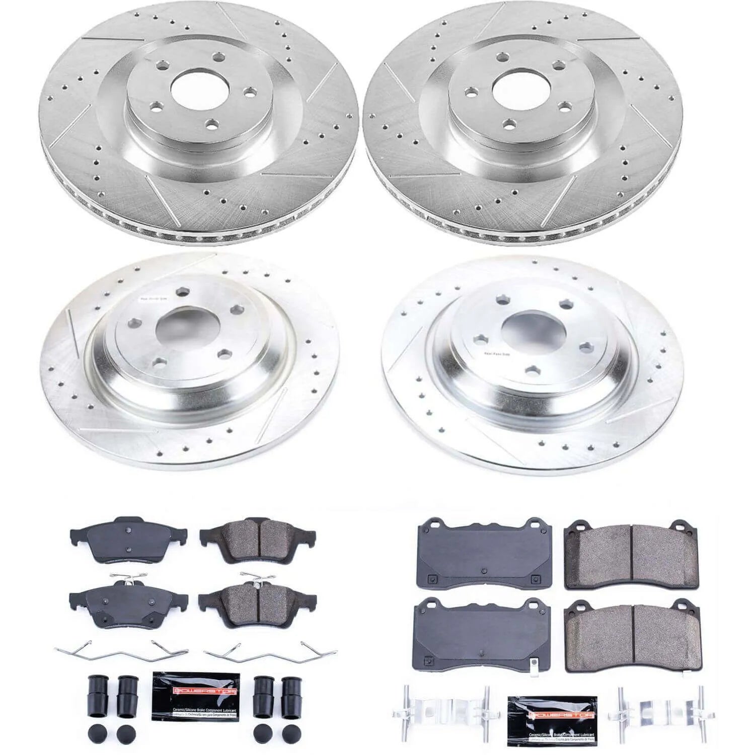 Power Stop K7319 - Z23 Evolution Sport Front And Rear Brake Kit