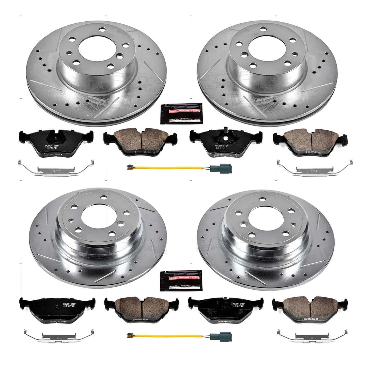 Power Stop K7335 - Z23 Evolution Sport Front And Rear Brake Kit