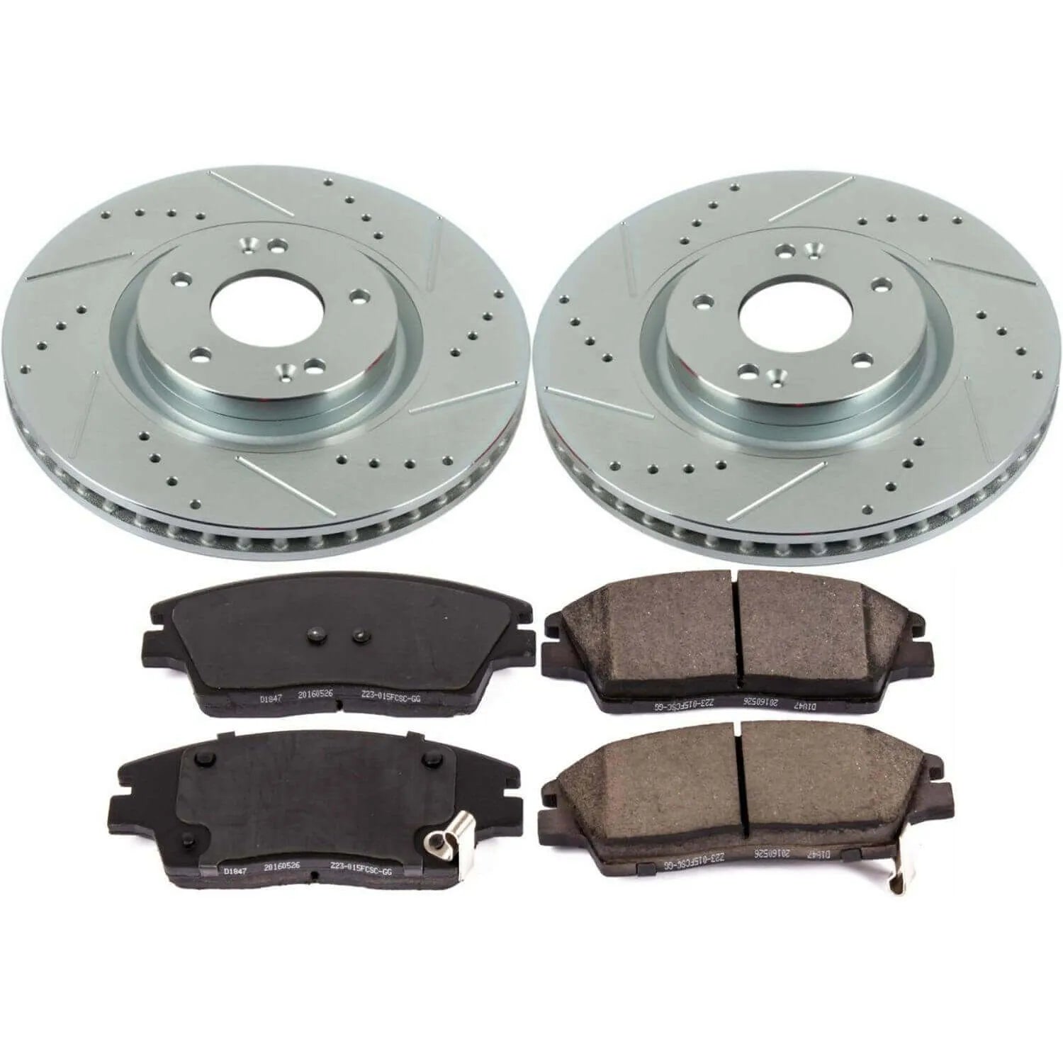 Power Stop K7343 - Z23 Evolution Sport Front Brake Kit