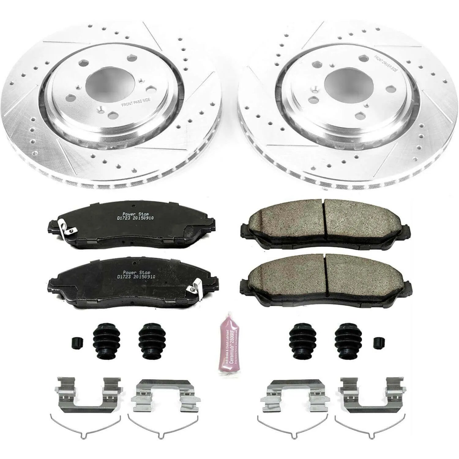 Power Stop K7352 - Z23 Evolution Sport Front Brake Kit