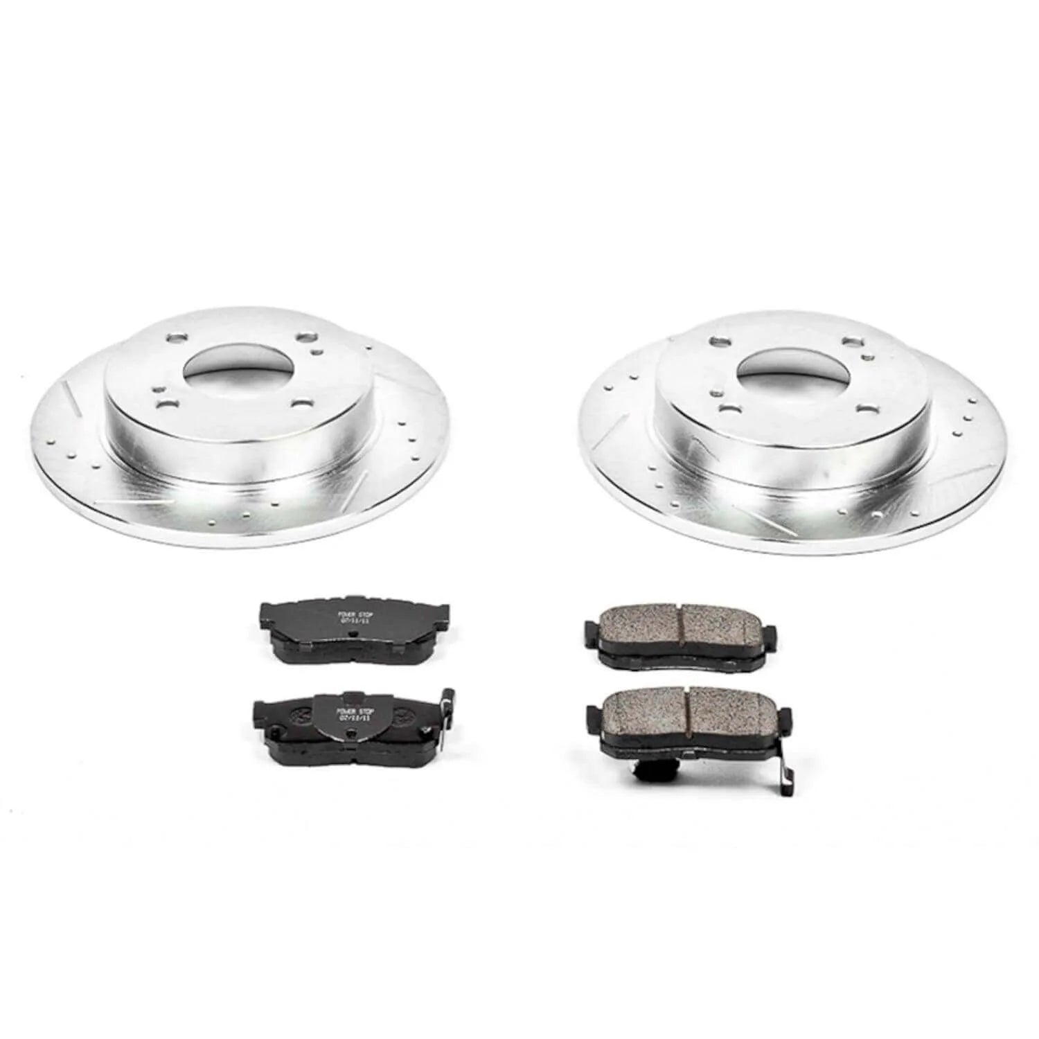 Power Stop K740 - Z23 Evolution Sport Performance 1-Click Brake Kit With Hardware (Rear)
