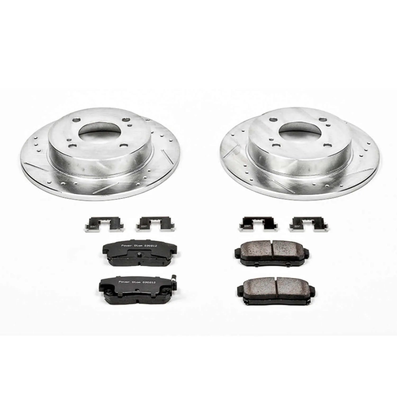 Power Stop K741 - Z23 Evolution Sport Performance 1-Click Brake Kit With Hardware (Rear)