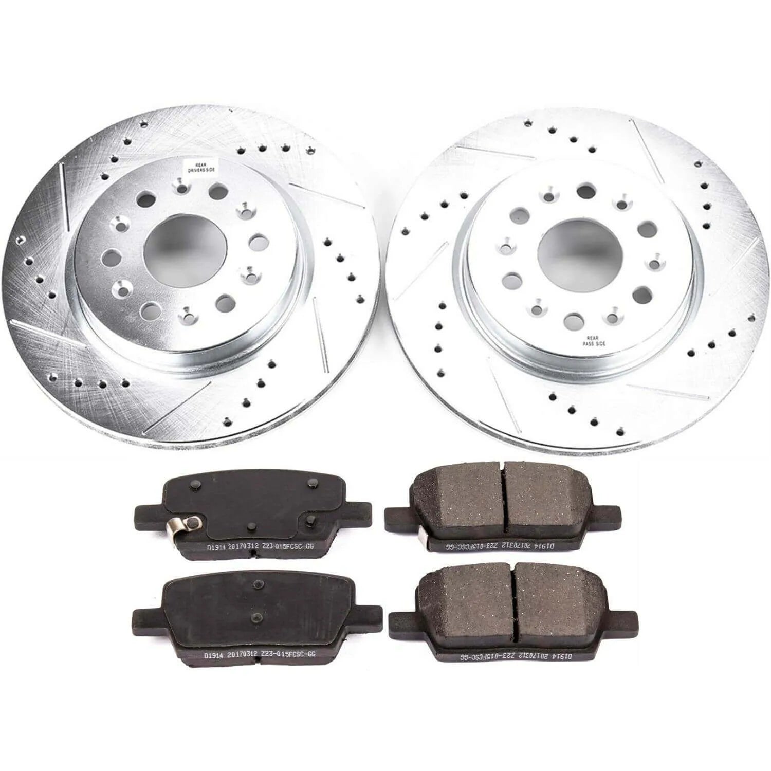 Power Stop K7411 - Z23 Evolution Sport Rear Brake Kit