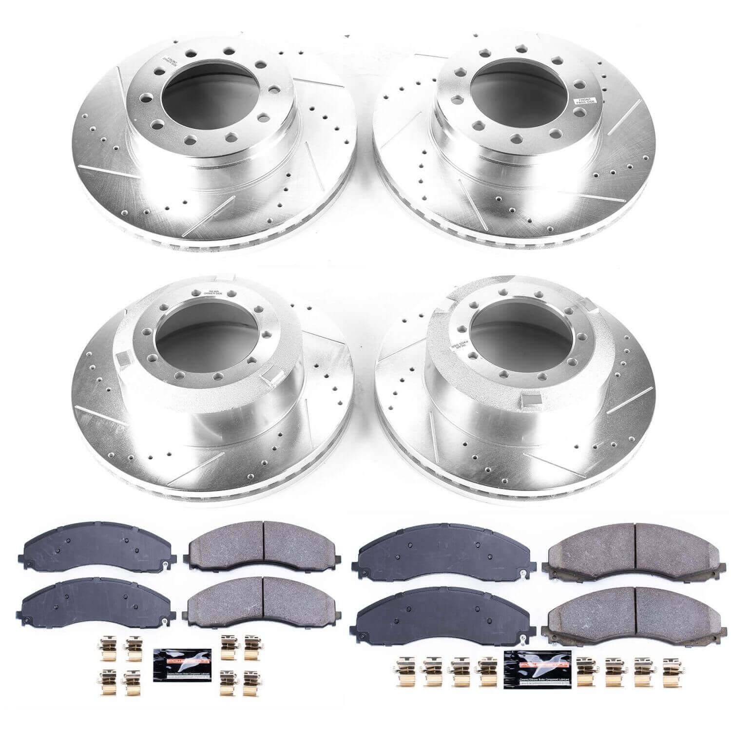 Power Stop K7423 - Z23 Evolution Sport Front And Rear Brake Kit