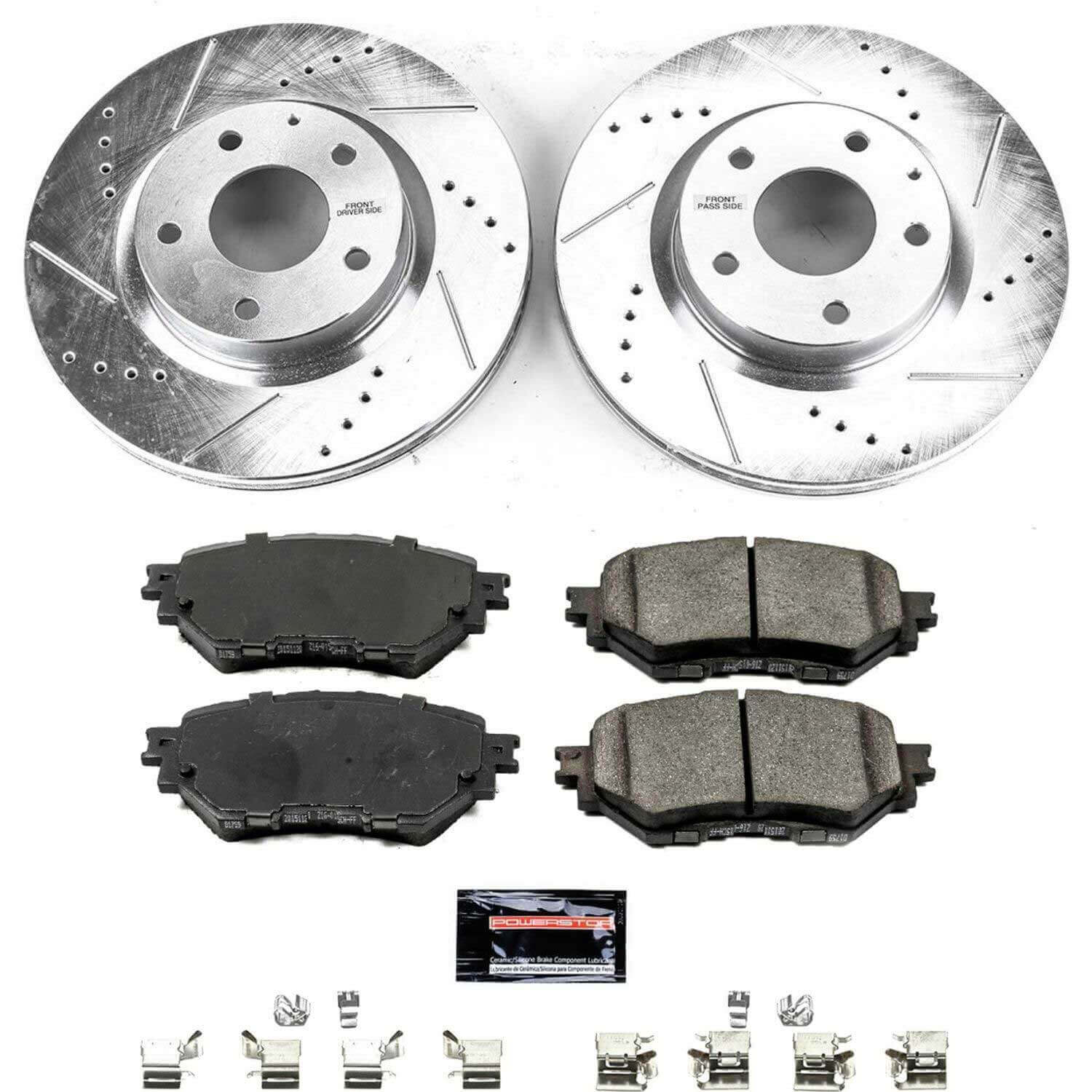 Power Stop K7517 - Z23 Evolution Sport Front Brake Kit
