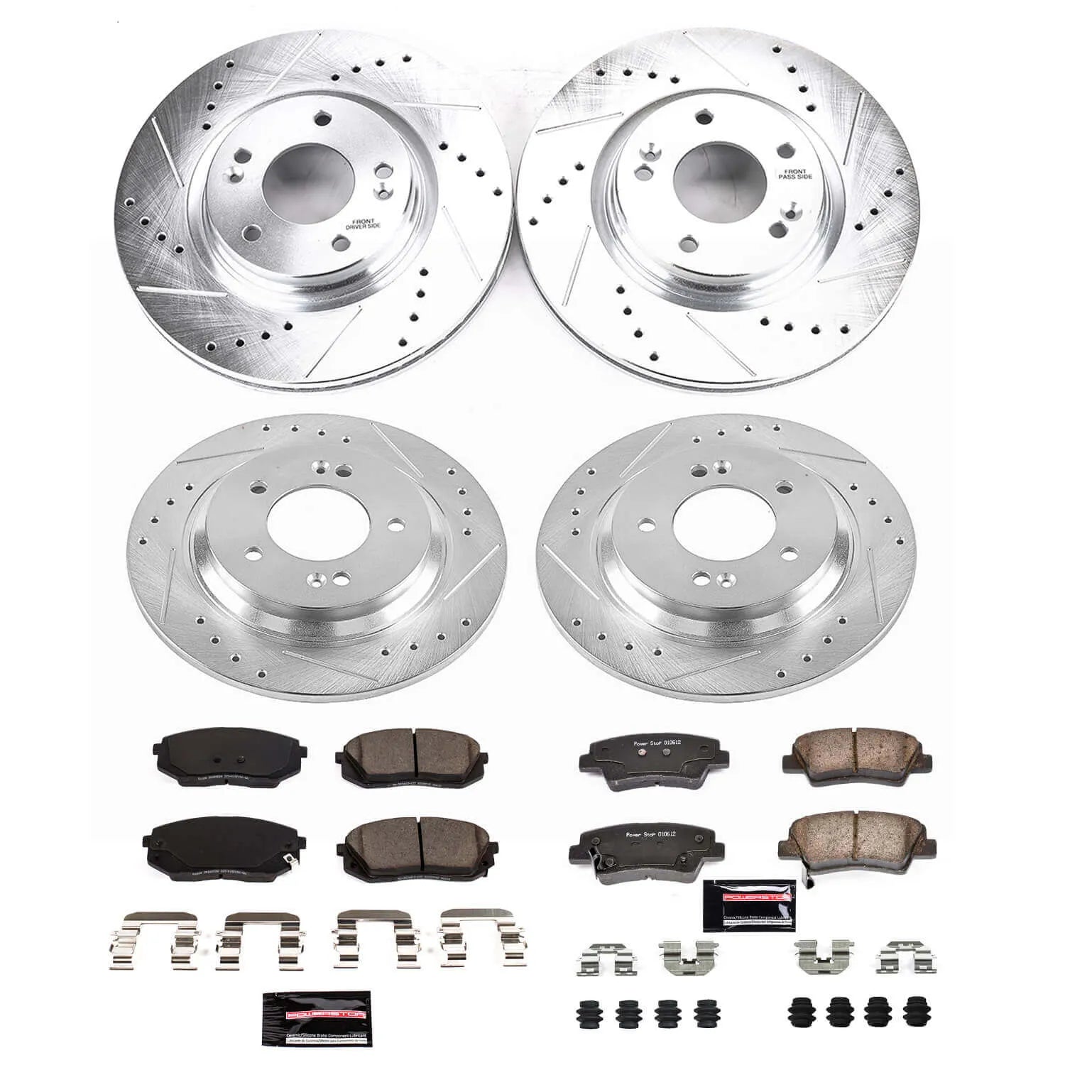 Power Stop K7523 - Z23 Evolution Sport Front And Rear Brake Kit