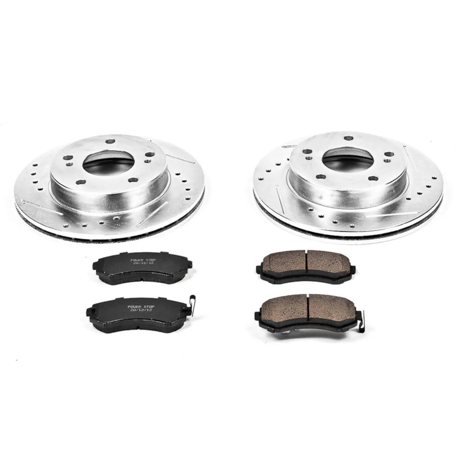 Power Stop K754 - Z23 Evolution Sport Performance 1-Click Brake Kit With Hardware (Front)