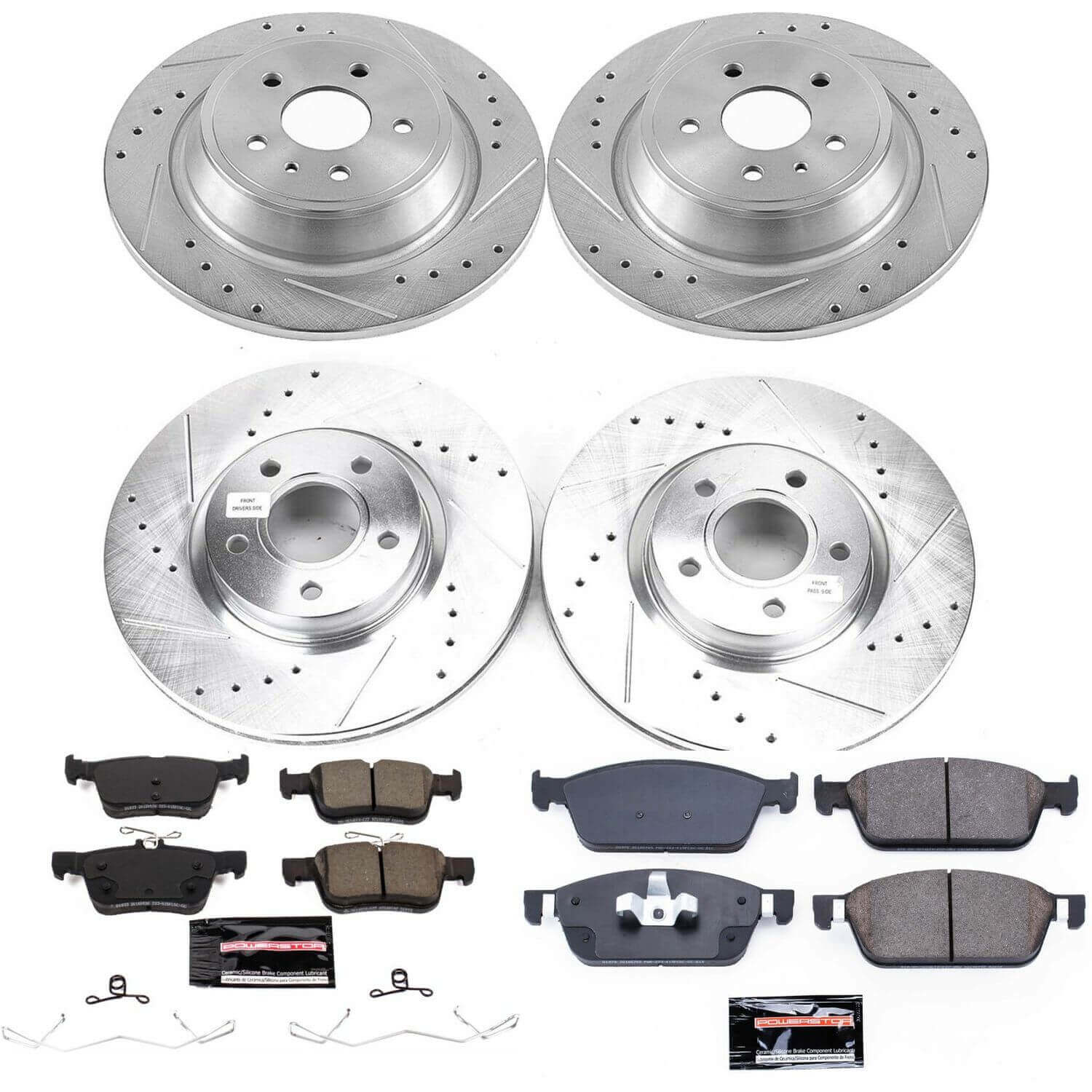 Power Stop K7569 - Z23 Evolution Sport Front And Rear Brake Kit