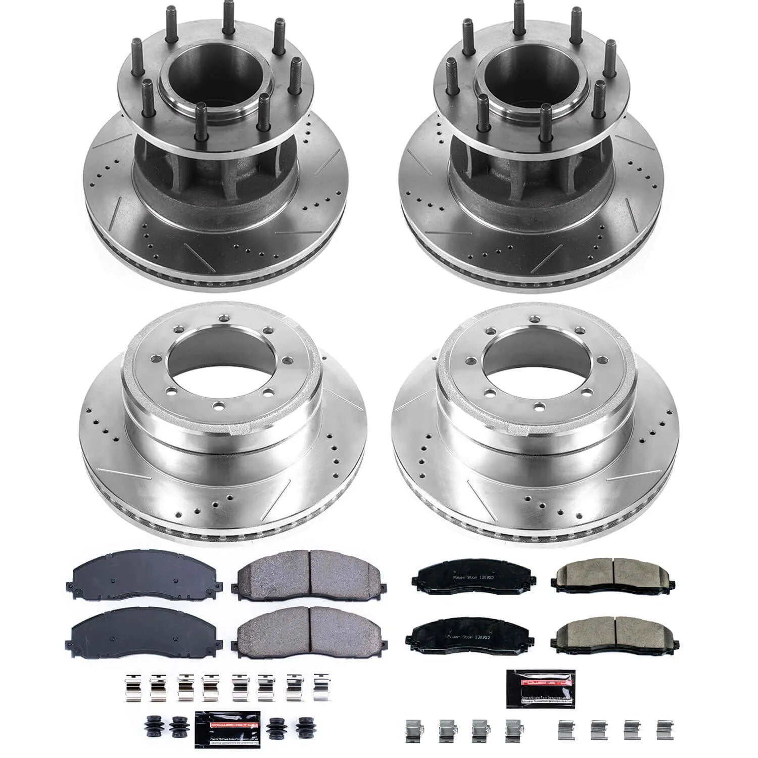 Power Stop K7572 - Z23 Evolution Sport Front And Rear Brake Kit