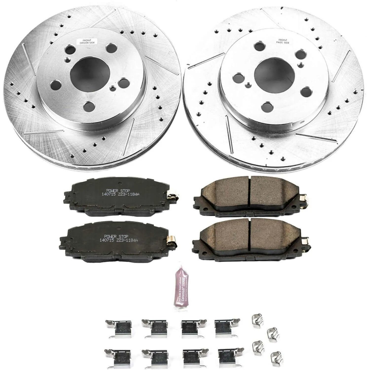 Power Stop K7701 - Z23 Evolution Sport Front Brake Kit