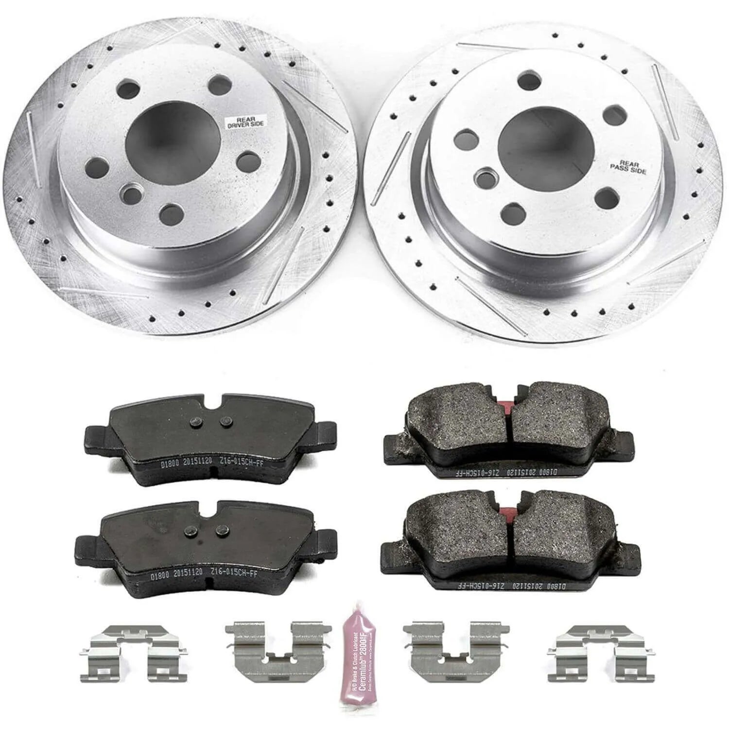 Power Stop K7750 - Z23 Evolution Sport Rear Brake Kit