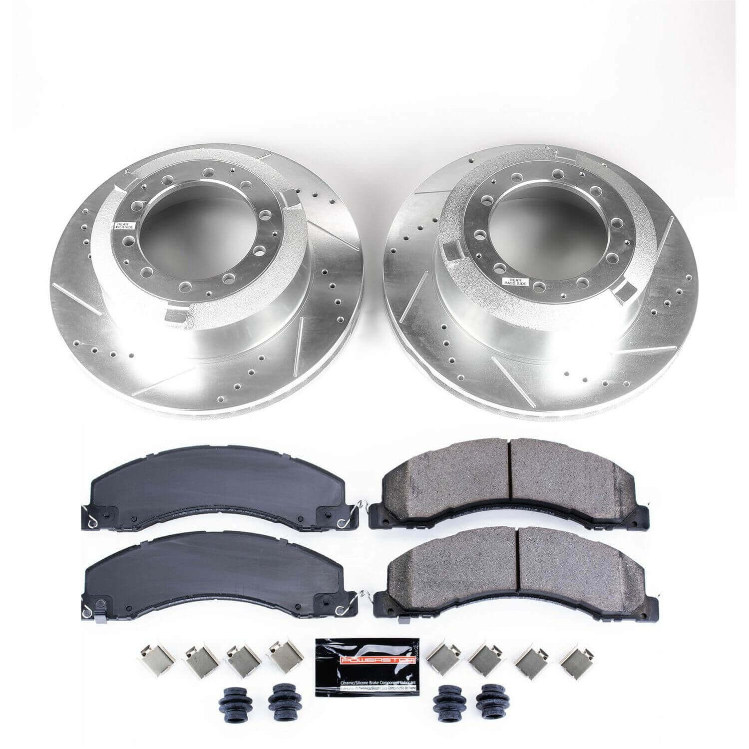 Power Stop K7800 - Z23 Evolution Sport Performance 1-Click Rear Pad And Rotor Kit