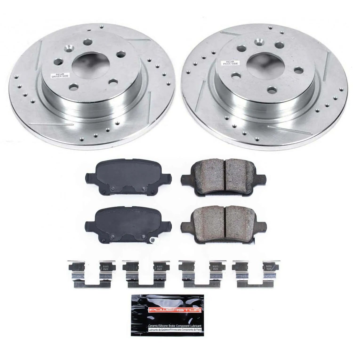 Power Stop K7896 - Z23 Evolution Sport Rear Brake Kit