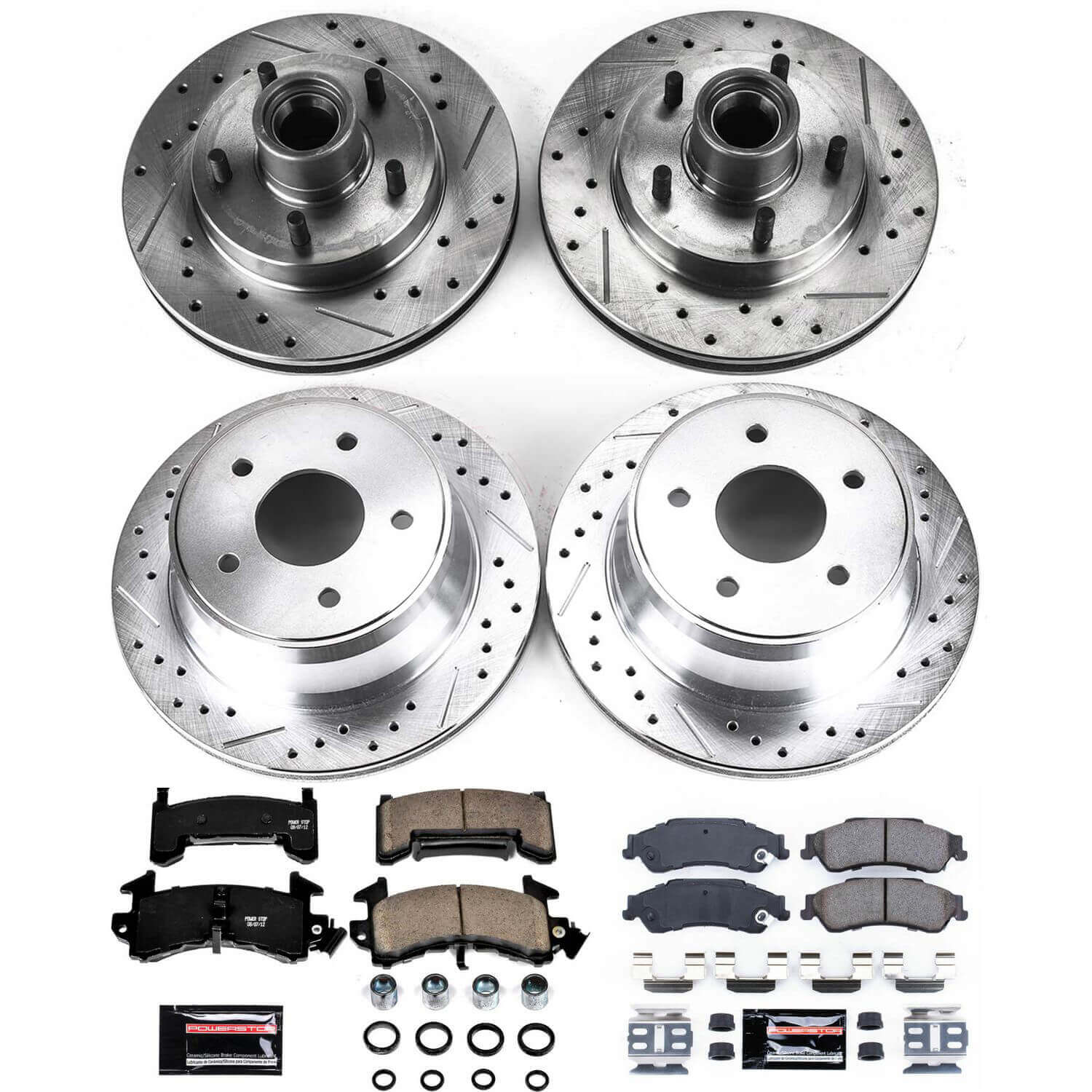 Power Stop K7913 - Z23 Evolution Sport Front And Rear Brake Kit