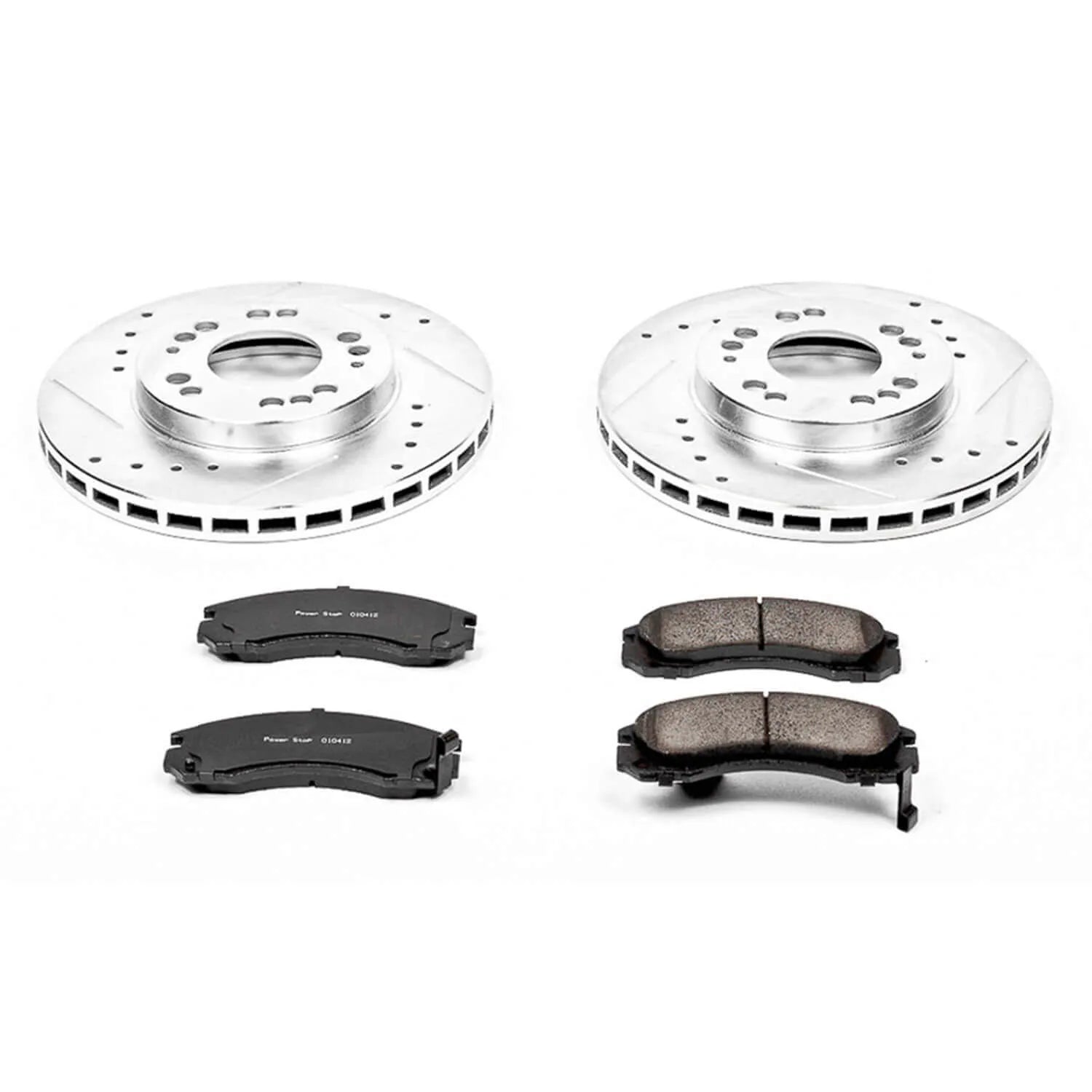 Power Stop K798 - Z23 Evolution Sport Performance 1-Click Brake Kit With Hardware (Front)