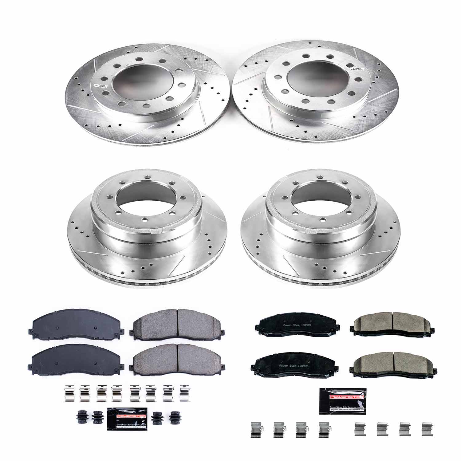 Power Stop K8027 - Z23 Evolution Sport Front And Rear Brake Kit