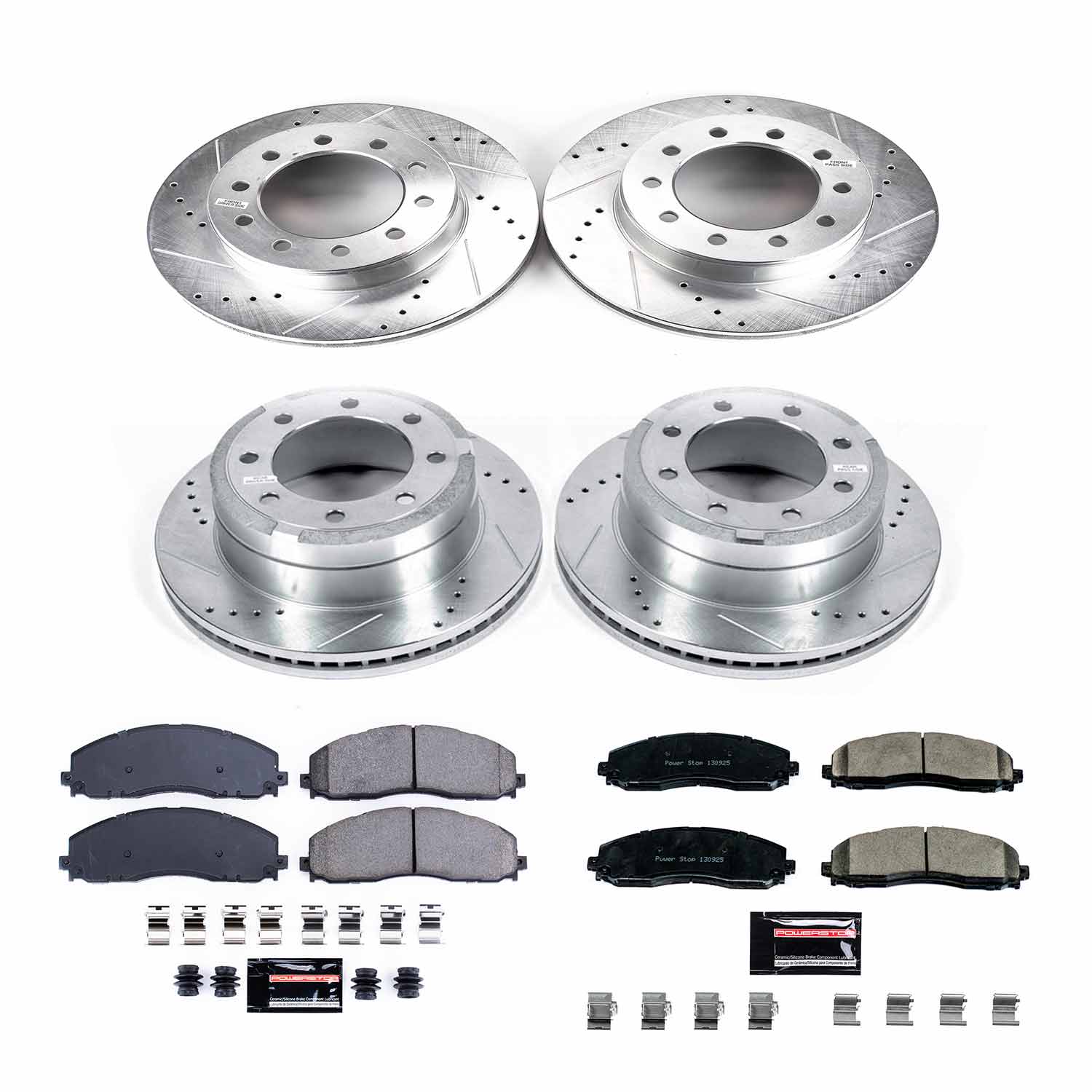 Power Stop K8028 - Z23 Evolution Sport Front And Rear Brake Kit