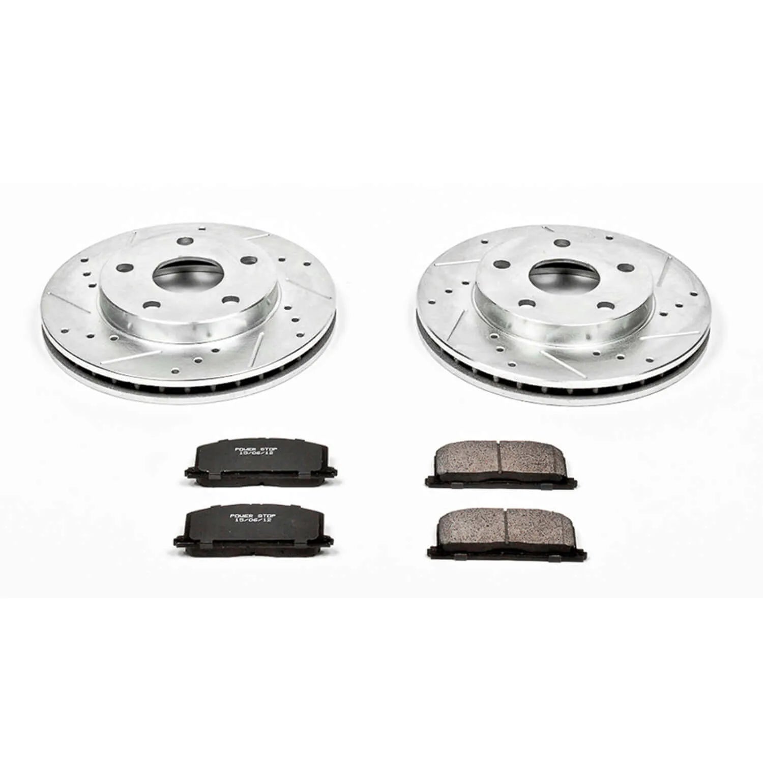 Power Stop K815 - Z23 Evolution Sport Performance 1-Click Brake Kit With Hardware (Front)