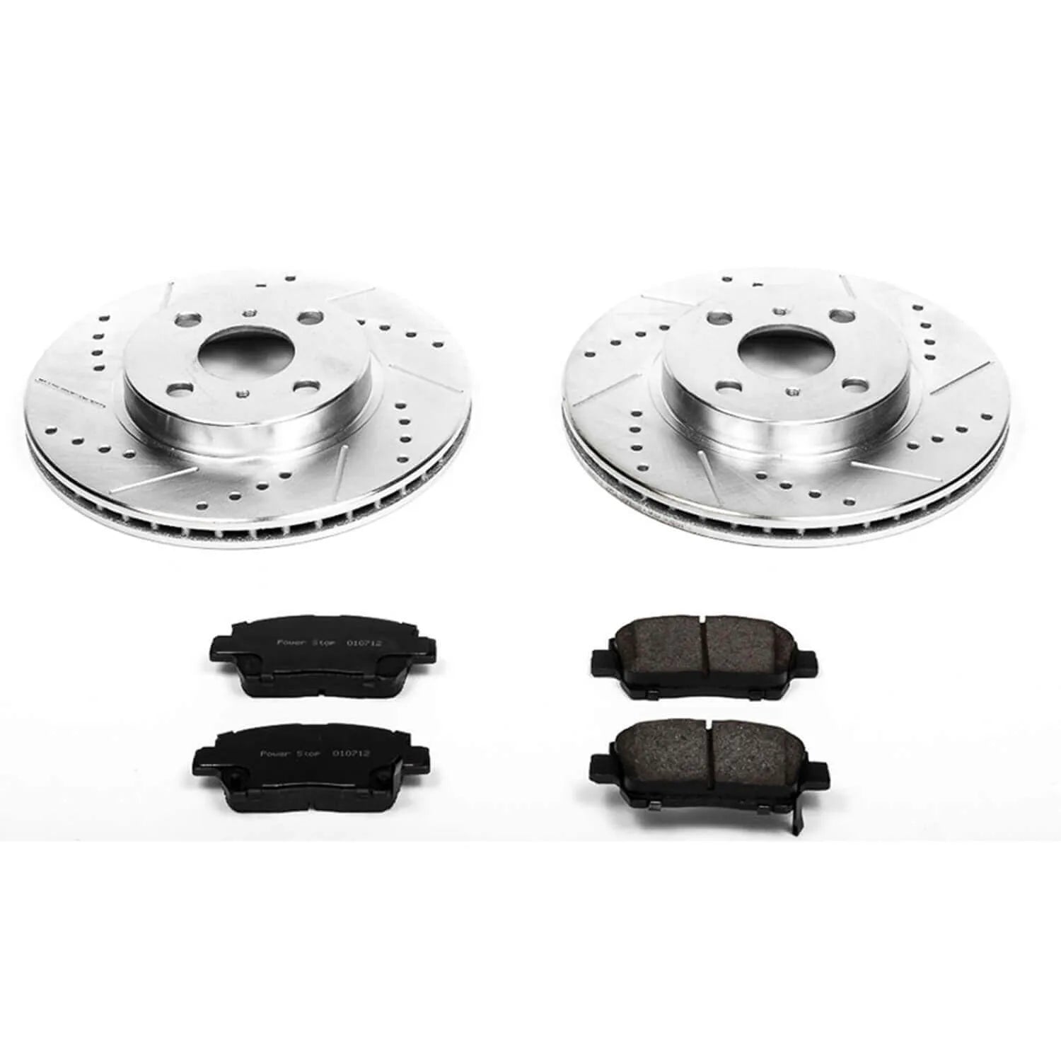 Power Stop K821 - Z23 Evolution Sport Performance 1-Click Brake Kit With Hardware (Front)